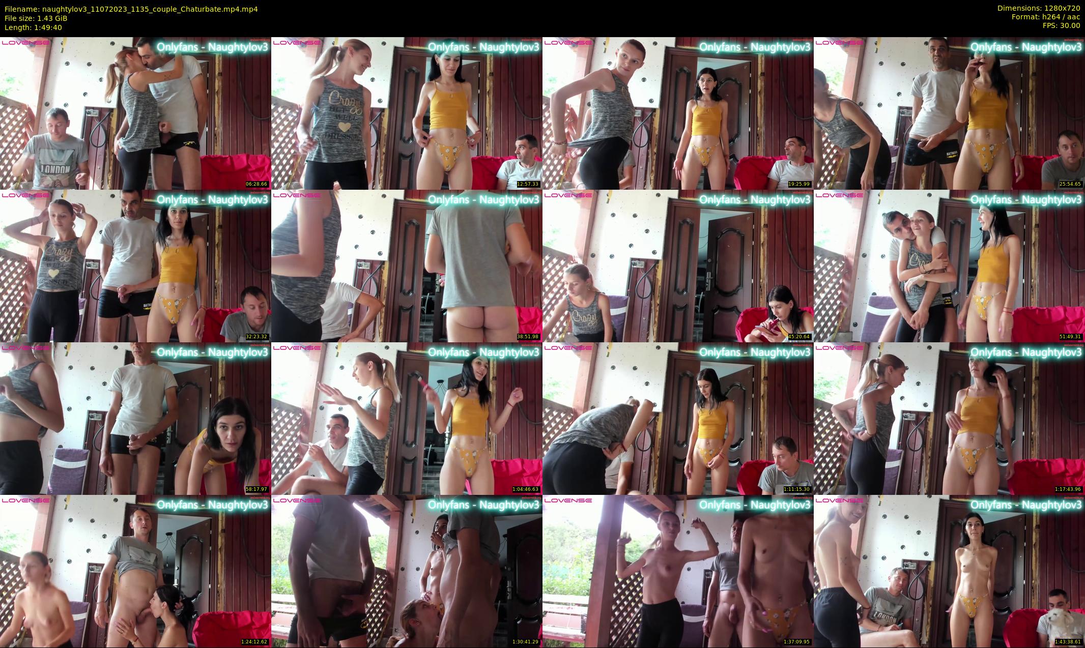 naughtylov3 — 110 minute Chaturbate couple cam show recording, 720p, Jul 11, 2023