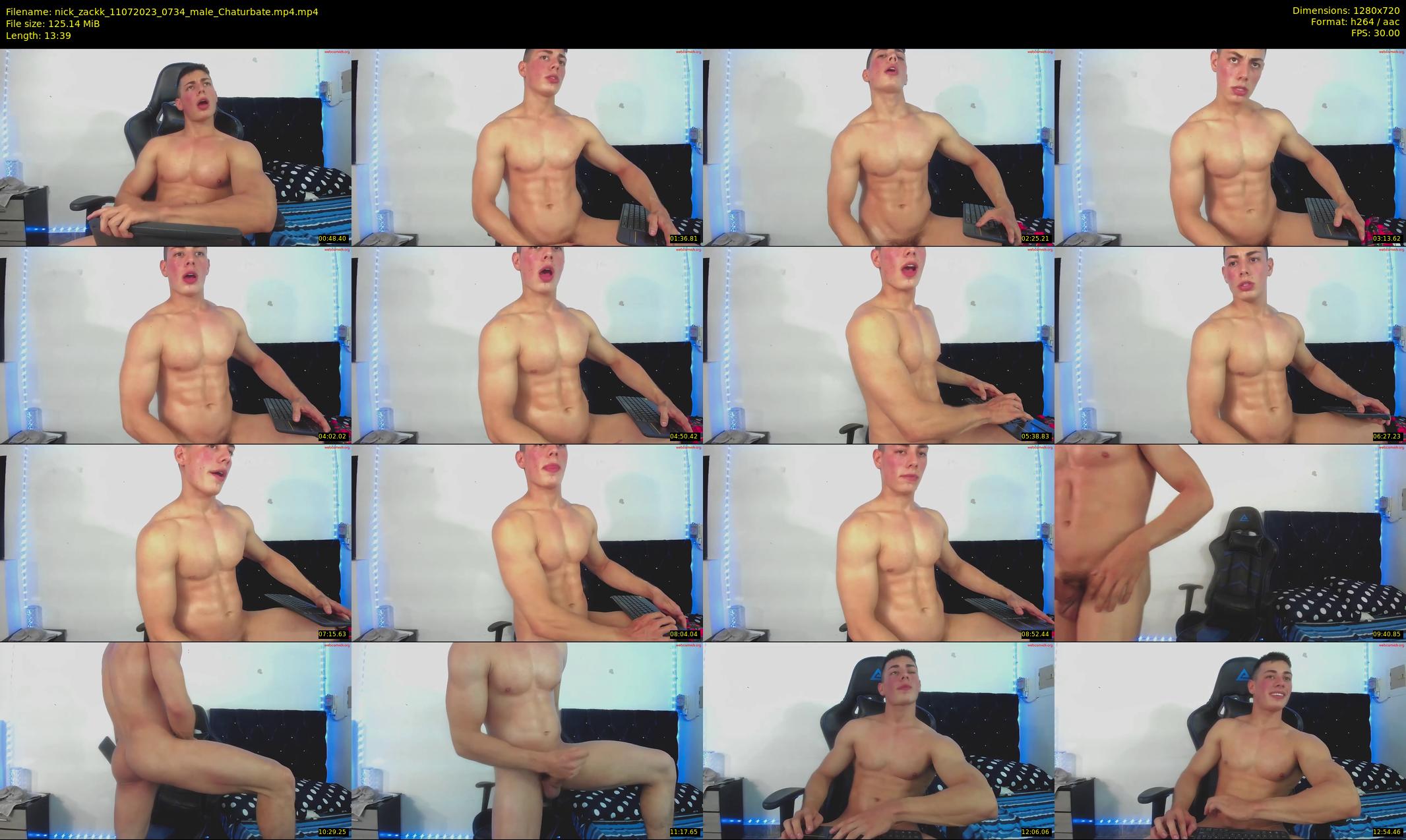 nick_zackk — 14 minute Chaturbate male cam show recording, 720p, Jul 11, 2023