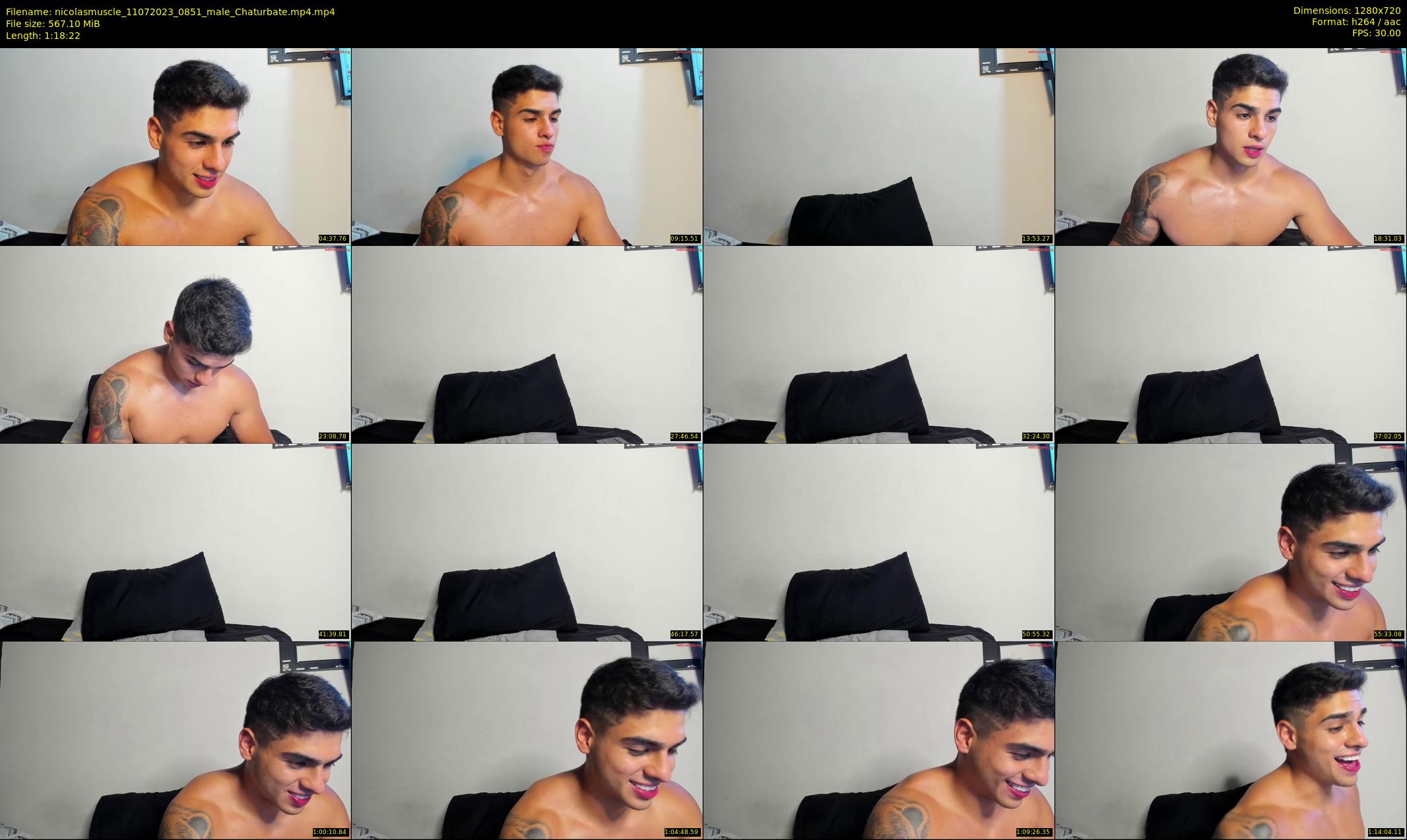 nicolasmuscle — 79 minute Chaturbate male cam show recording, 720p, Jul 11, 2023