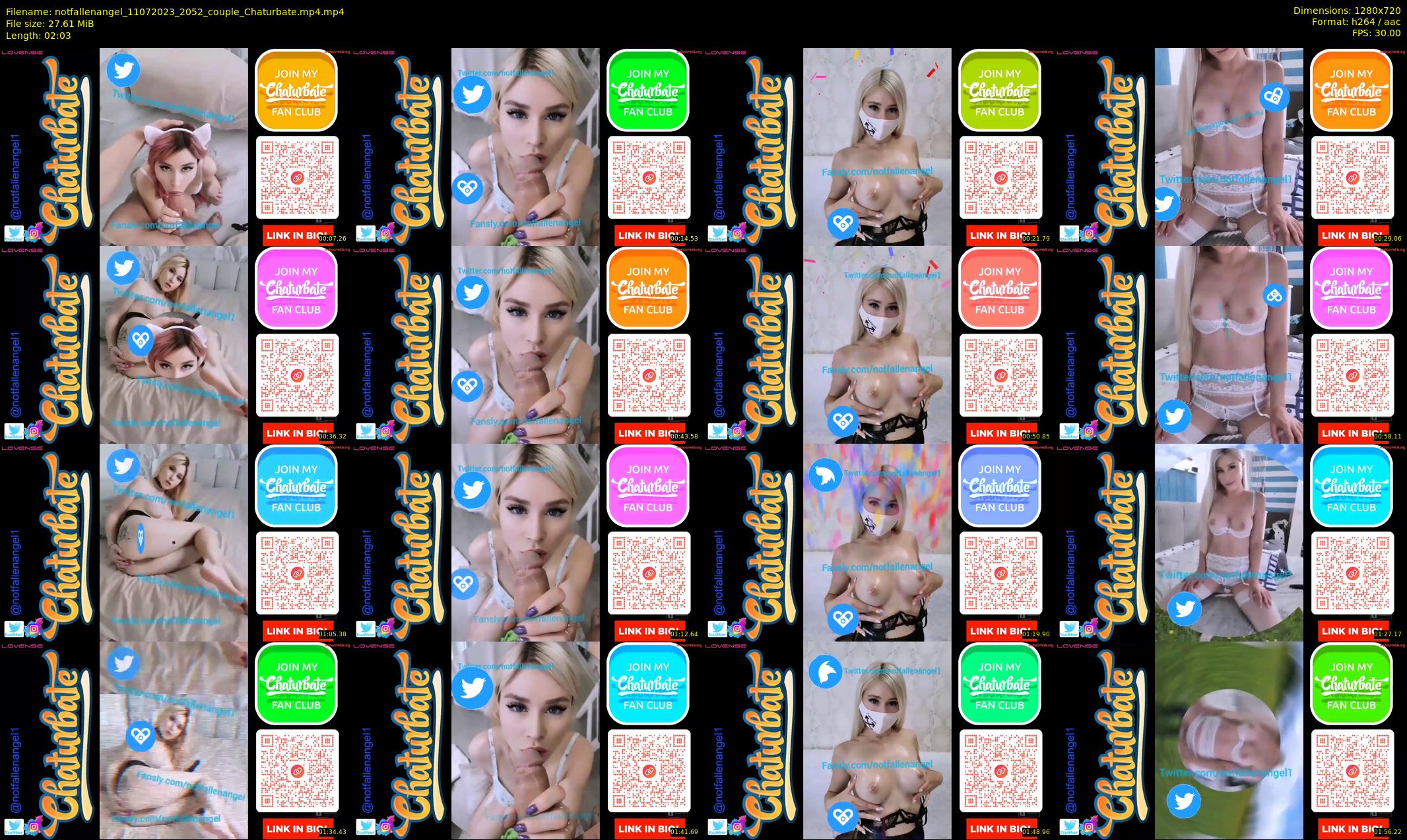 notfallenangel — 3 minute Chaturbate couple cam show recording, 720p, Jul 11, 2023