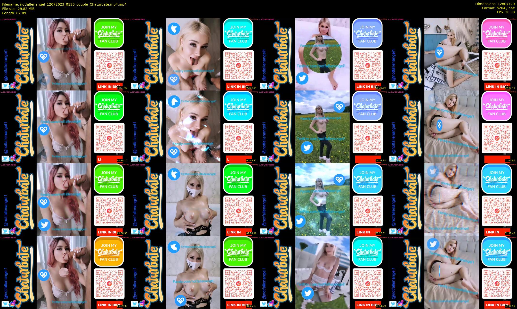 notfallenangel — 3 minute Chaturbate couple cam show recording, 720p, Jul 12, 2023