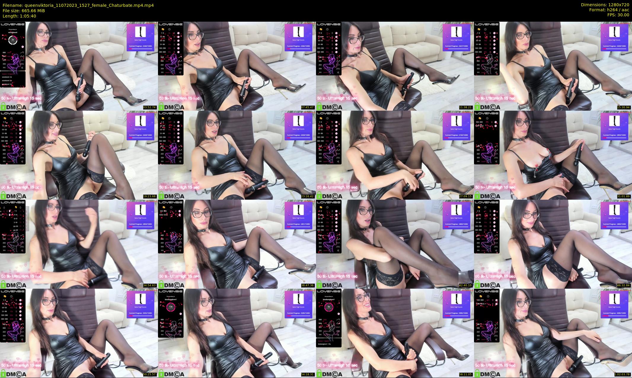 queenviktoria — 66 minute Chaturbate female cam show recording, 720p, Jul 11, 2023