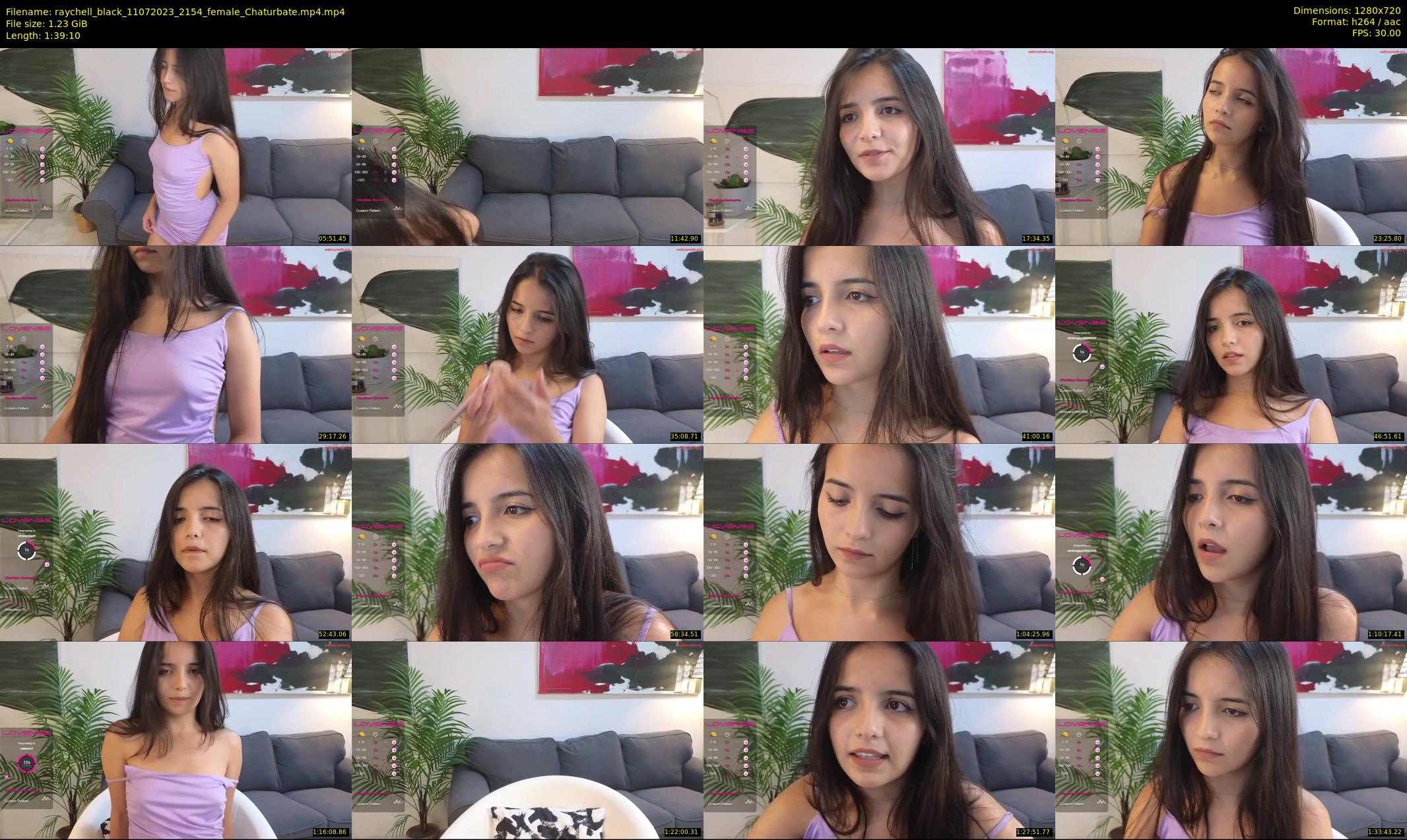 raychell_black — 100 minute Chaturbate female cam show recording, 720p, Jul 11, 2023