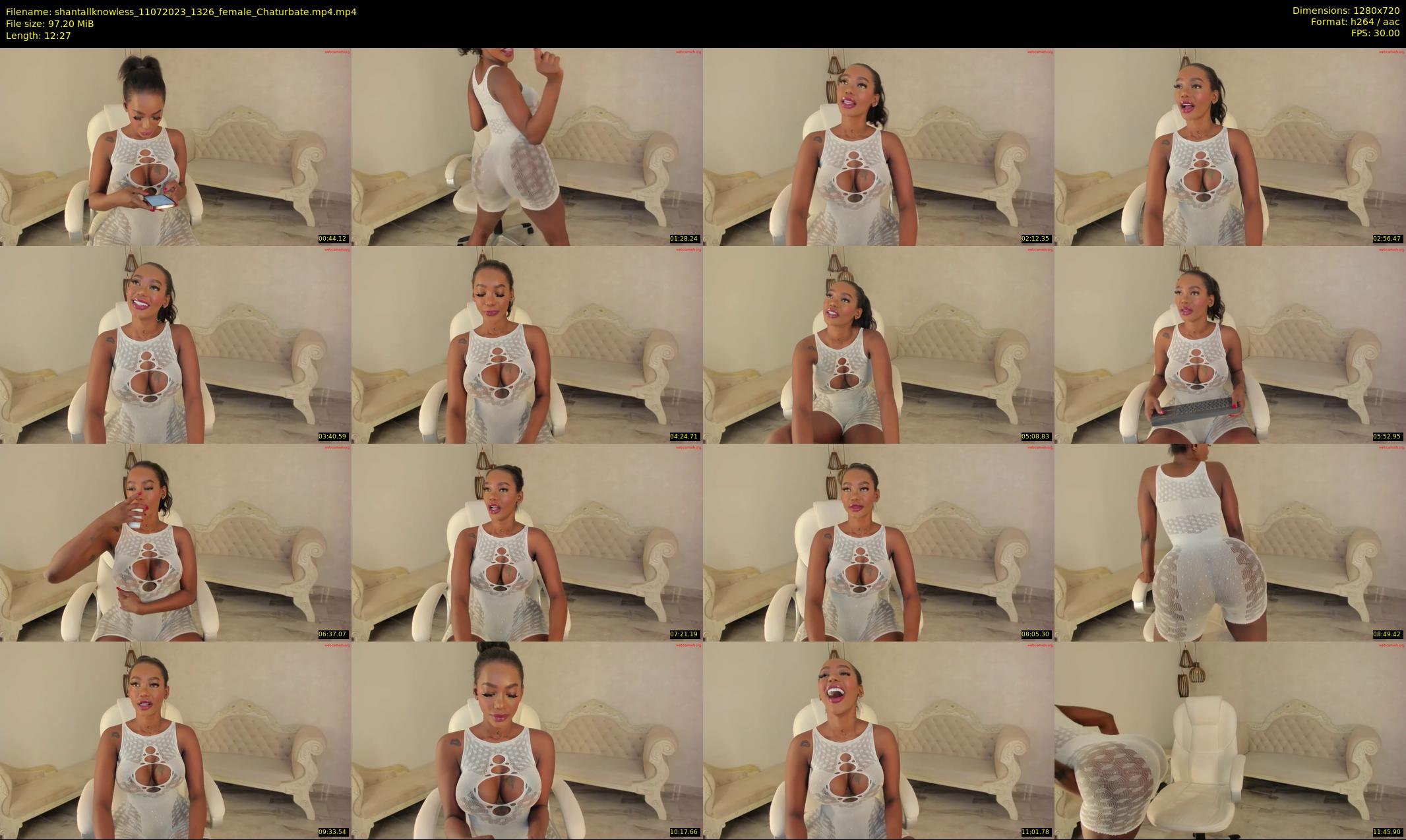 shantallknowless — 13 minute Chaturbate female cam show recording, 720p, Jul 11, 2023