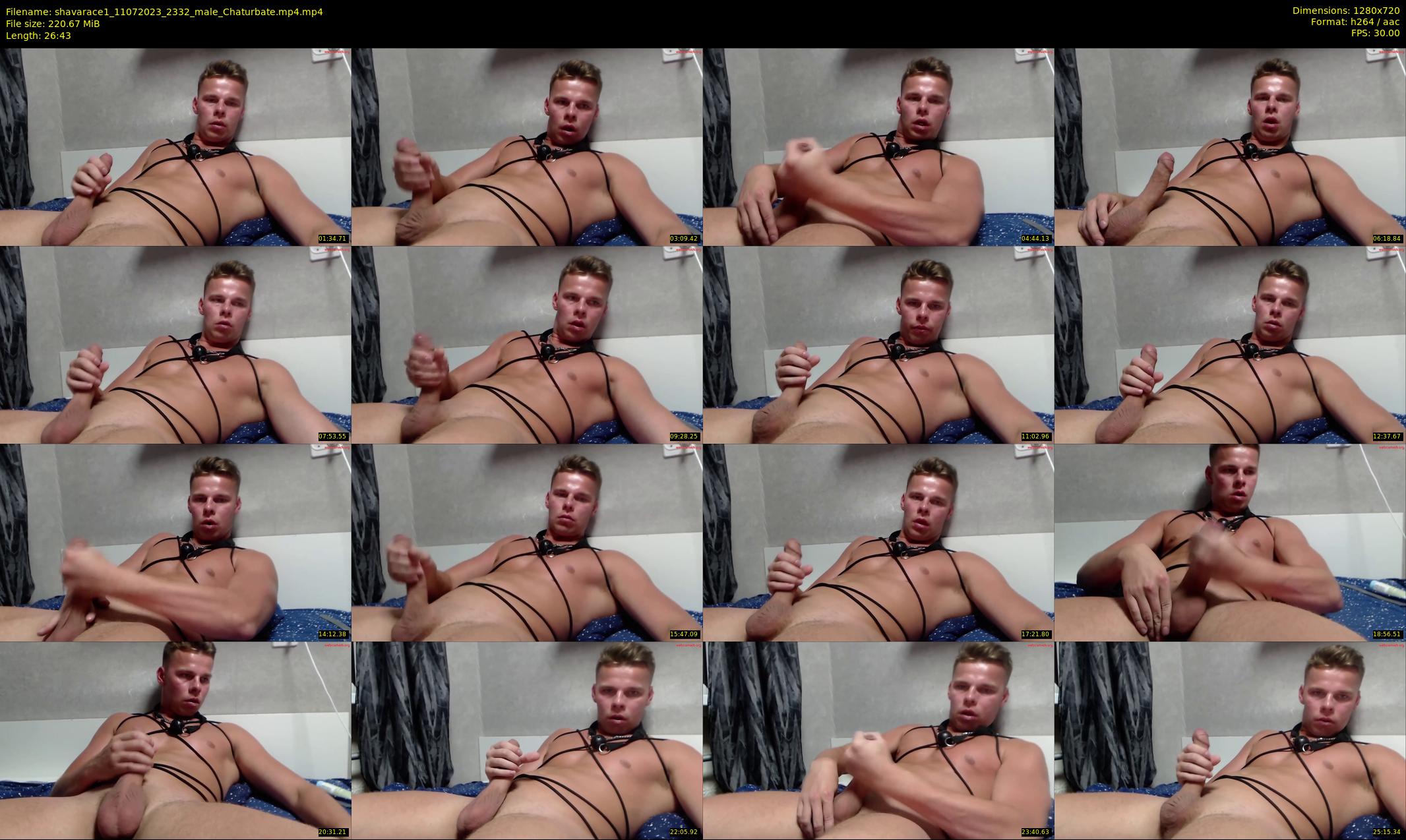 shavarace1 — 27 minute Chaturbate male cam show recording, 720p, Jul 11, 2023