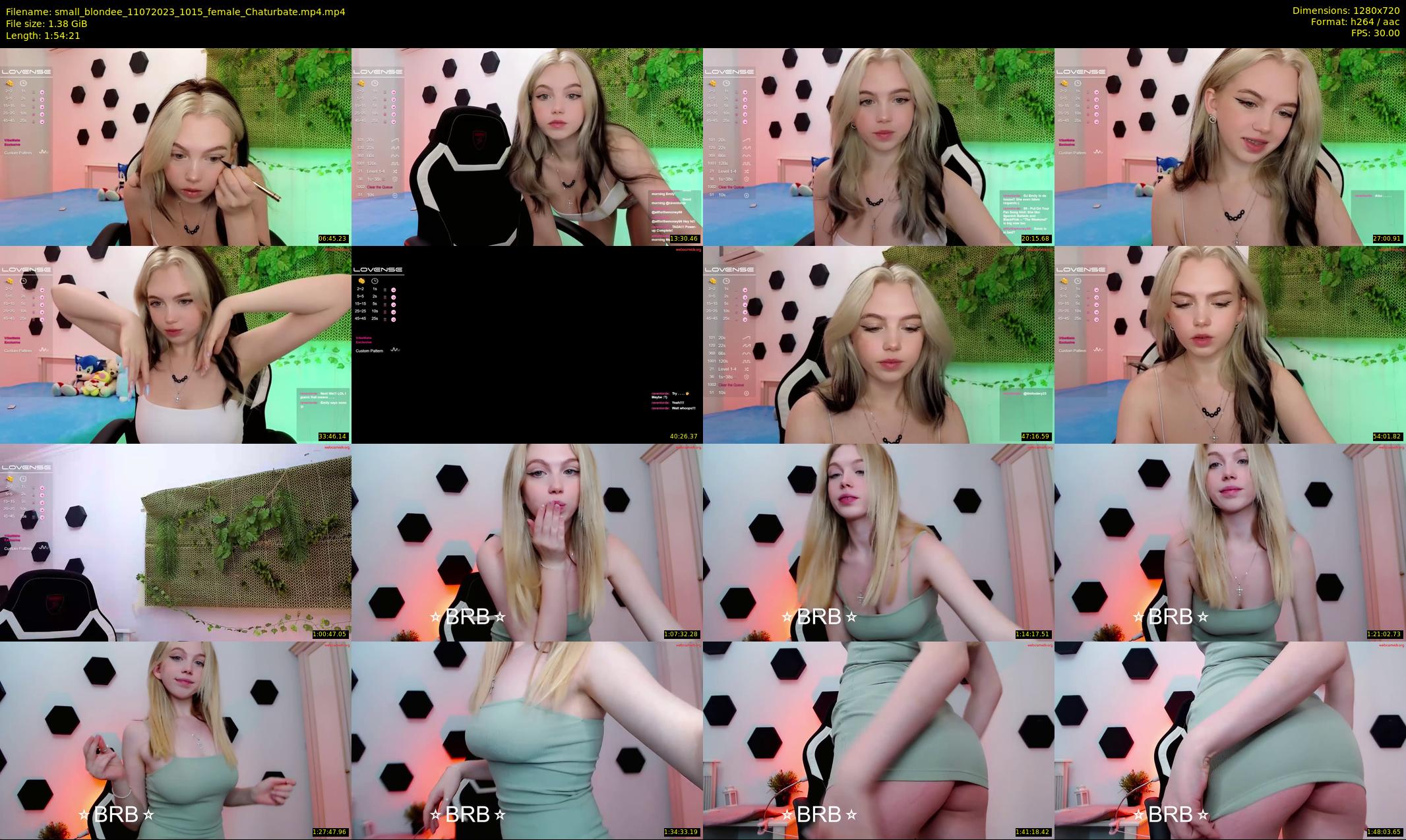 small_blondee — 115 minute Chaturbate female cam show recording, 720p, Jul 11, 2023