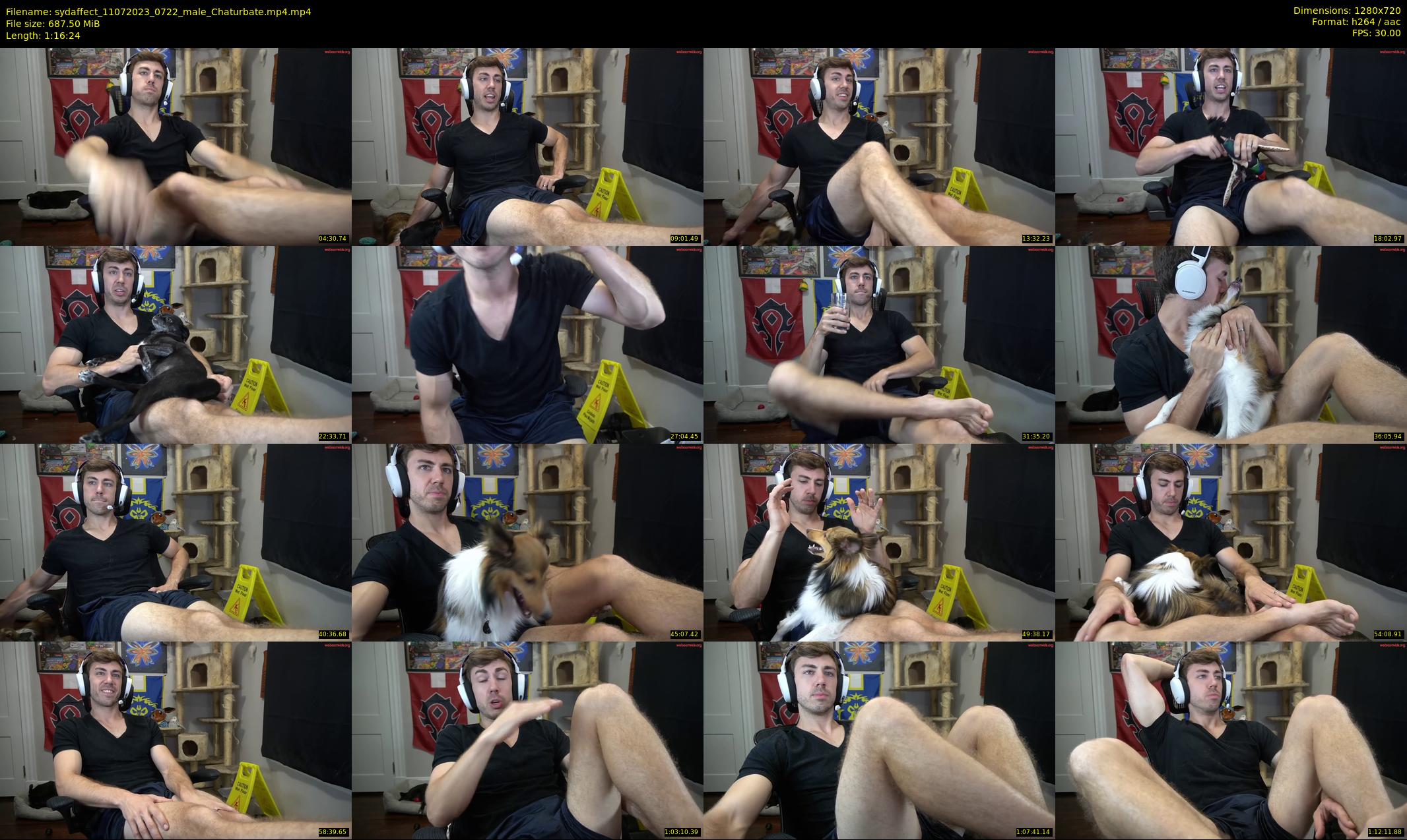 sydaffect — 77 minute Chaturbate male cam show recording, 720p, Jul 11, 2023