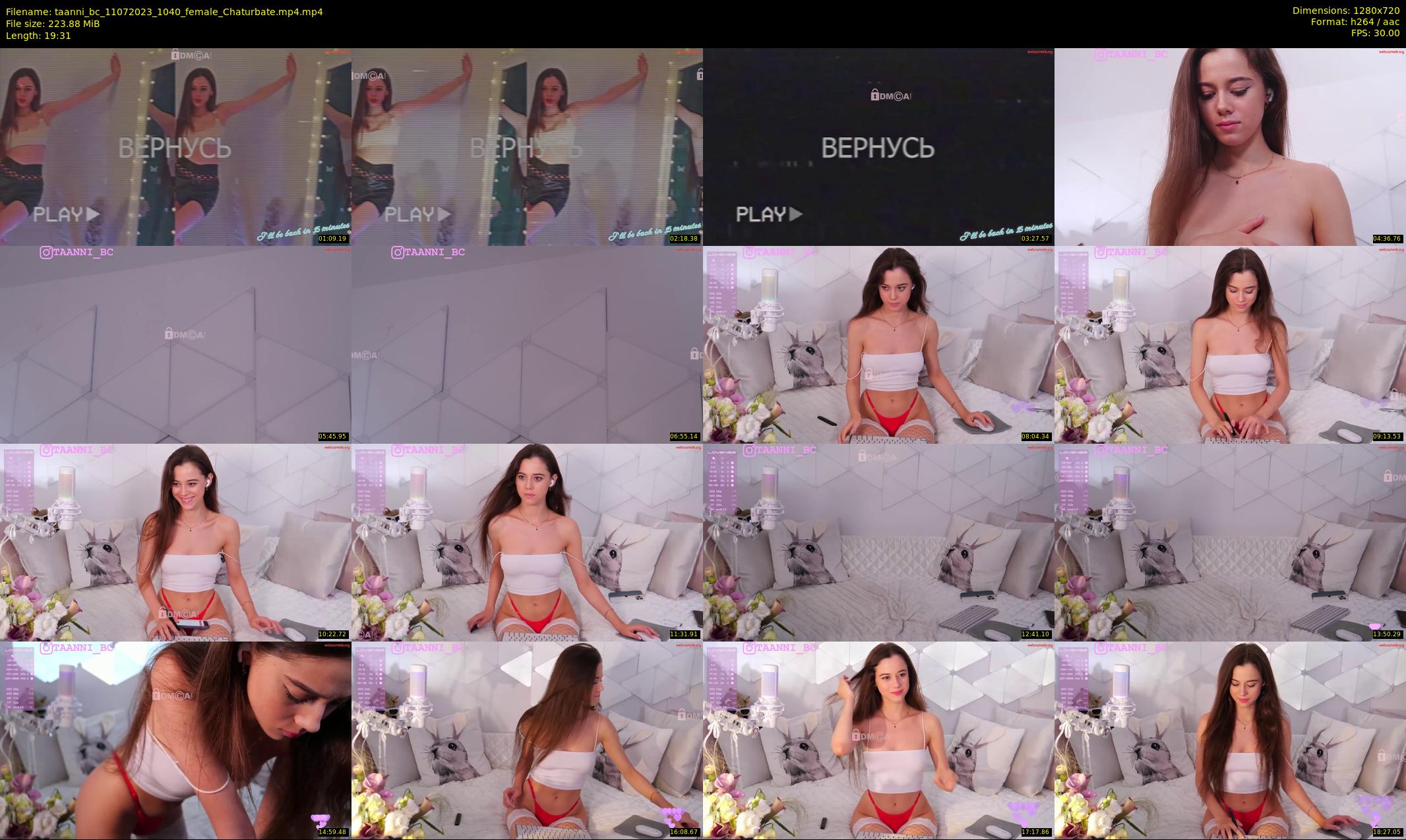taanni_bc — 20 minute Chaturbate female cam show recording, 720p, Jul 11, 2023