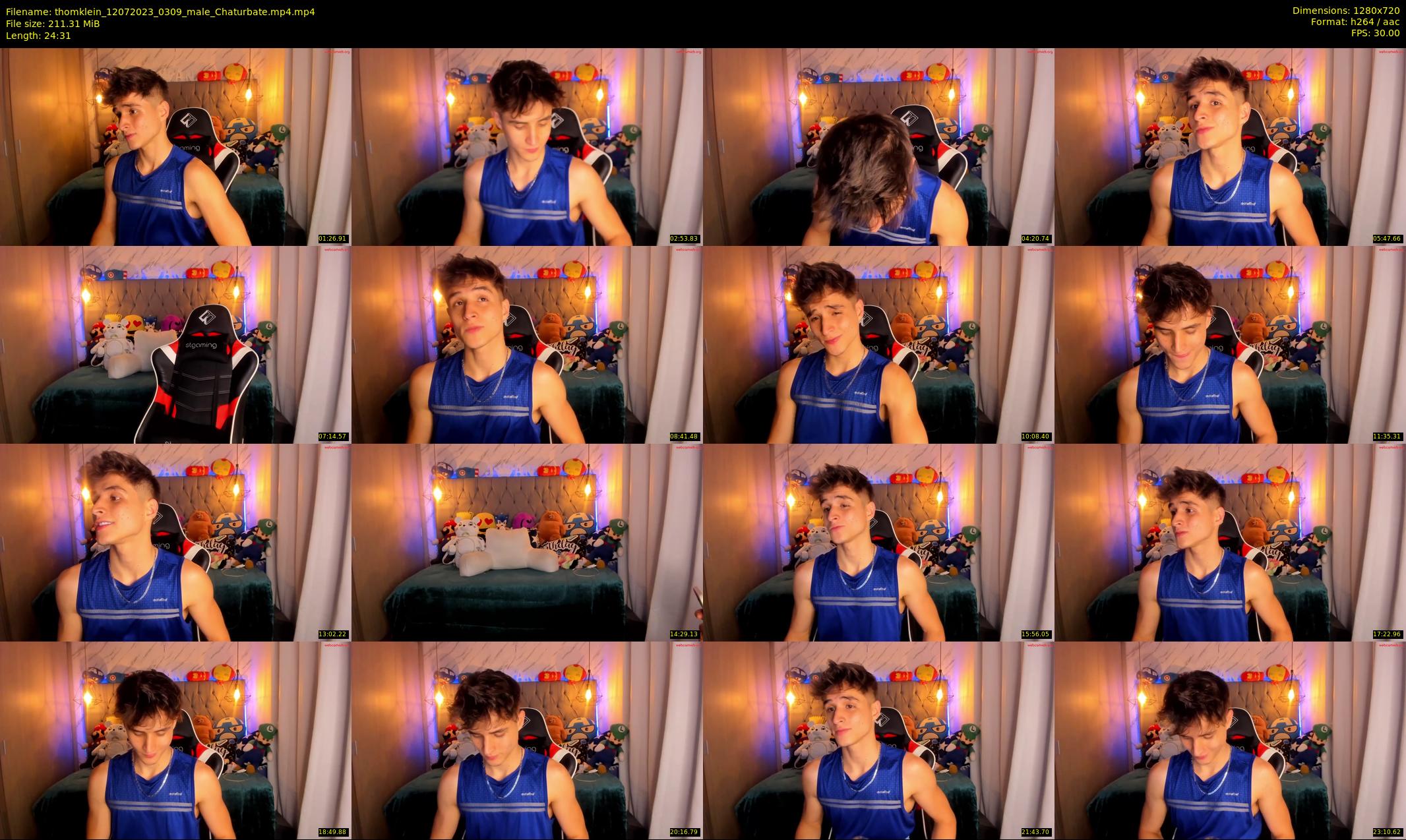 thomklein — 25 minute Chaturbate male cam show recording, 720p, Jul 12, 2023