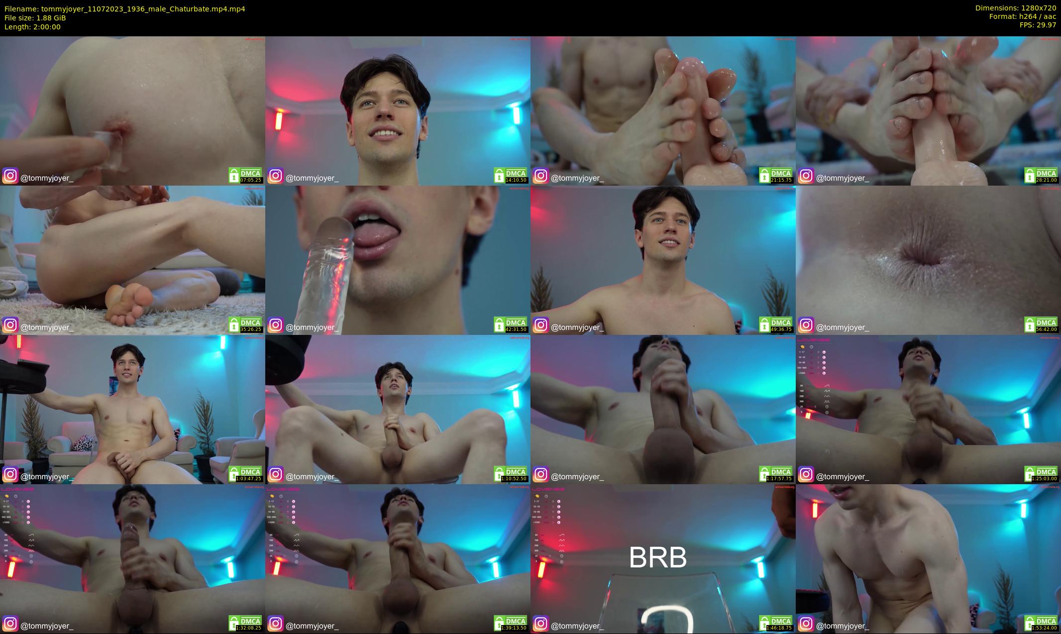 tommyjoyer — 120 minute Chaturbate male cam show recording, 720p, Jul 11, 2023