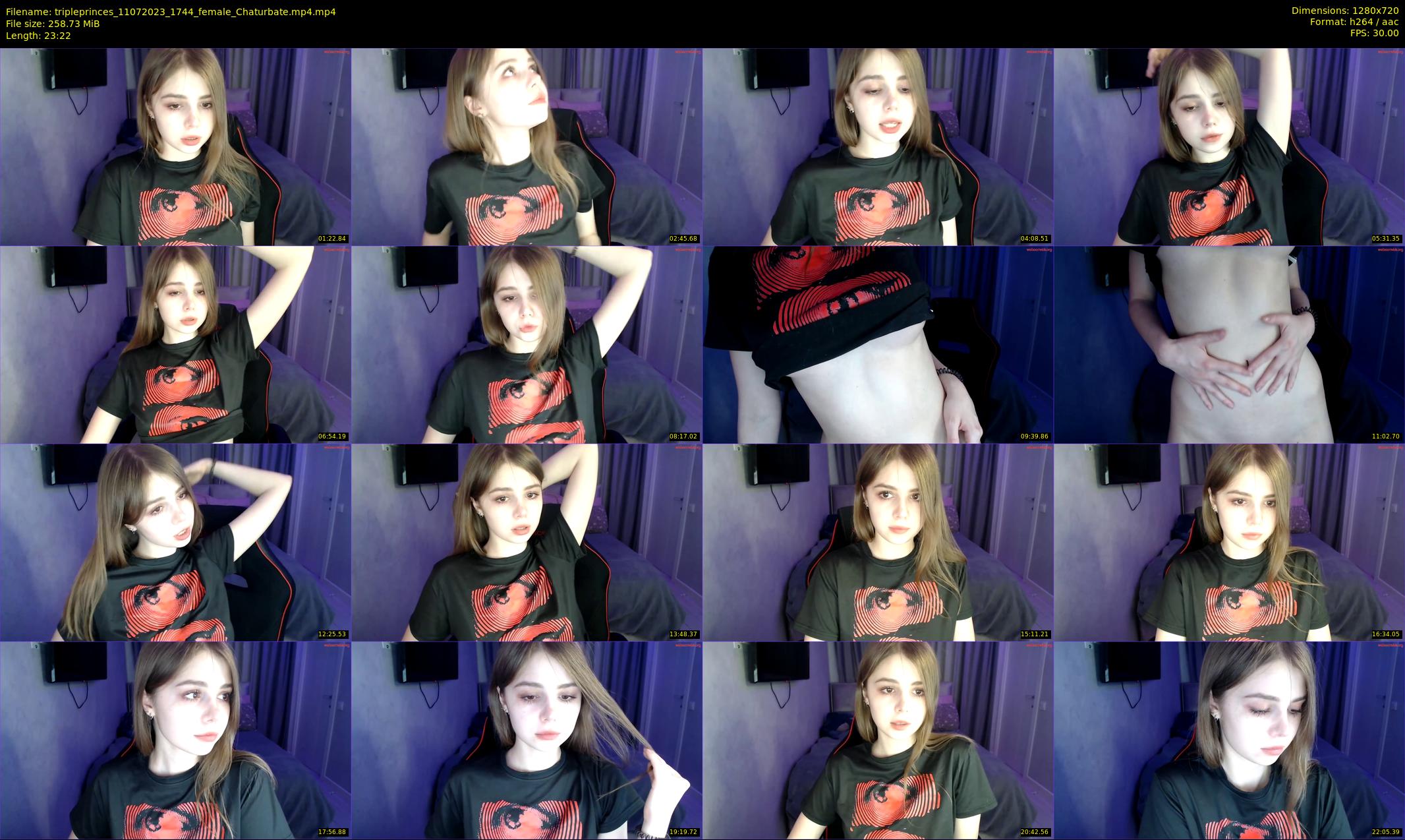 tripleprinces — 24 minute Chaturbate female cam show recording, 720p, Jul 11, 2023