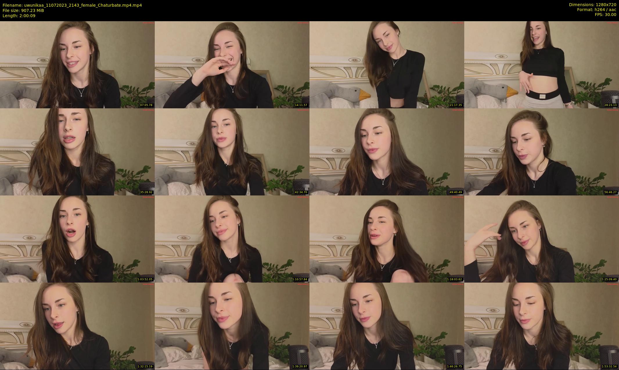 uwunikaa — 121 minute Chaturbate female cam show recording, 720p, Jul 11, 2023