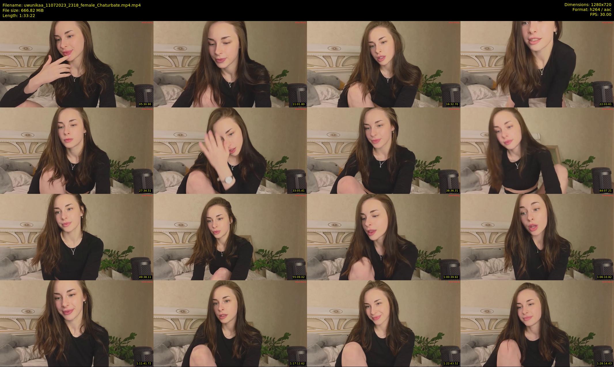 uwunikaa — 94 minute Chaturbate female cam show recording, 720p, Jul 11, 2023