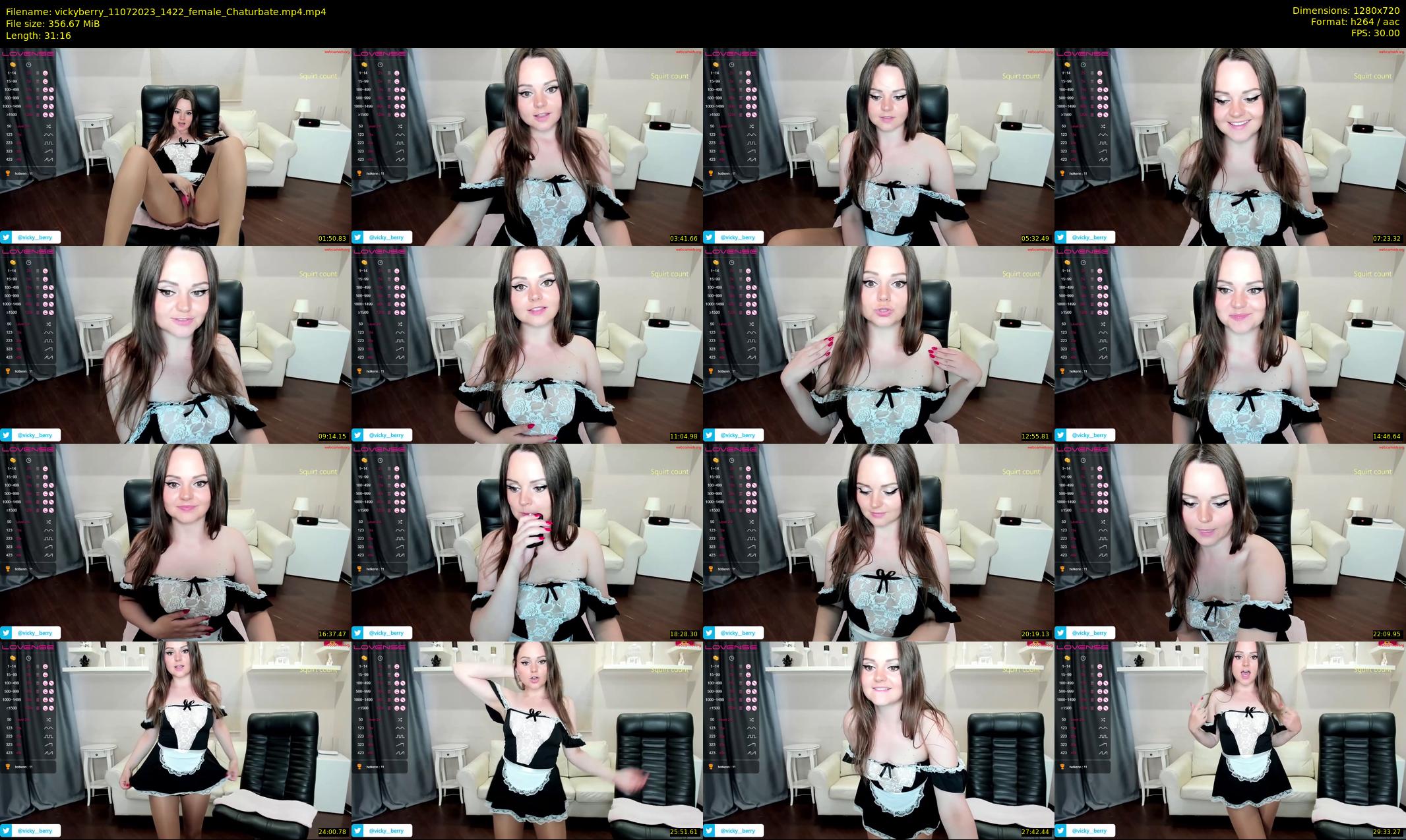 vickyberry — 32 minute Chaturbate female cam show recording, 720p, Jul 11, 2023