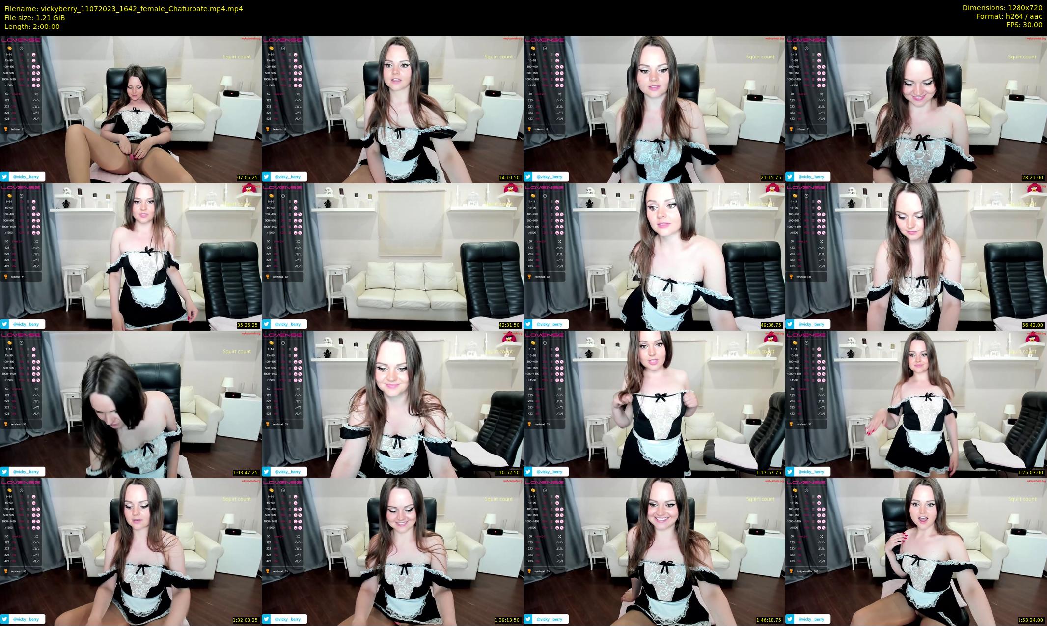 vickyberry — 120 minute Chaturbate female cam show recording, 720p, Jul 11, 2023