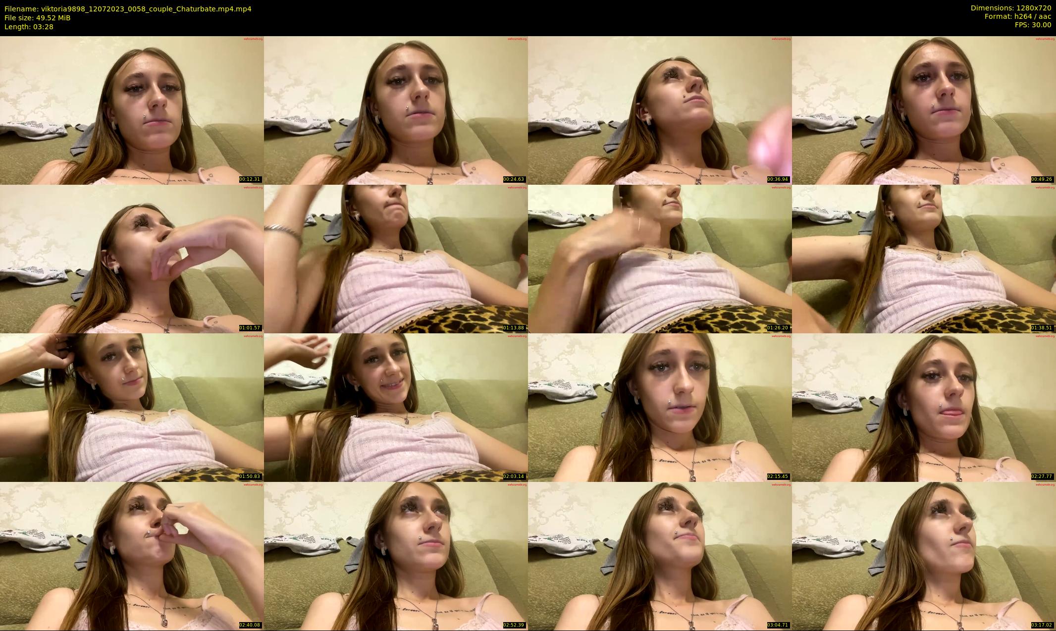 viktoria9898 — 4 minute Chaturbate couple cam show recording, 720p, Jul 12, 2023