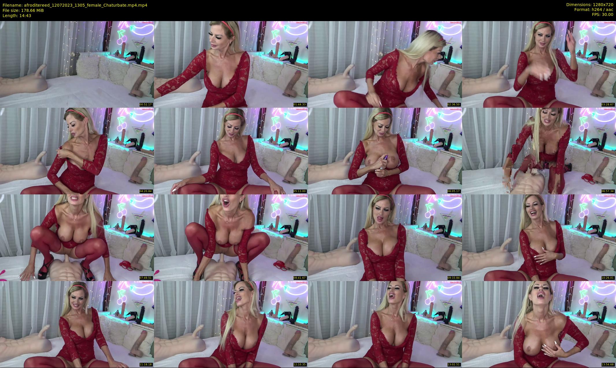 afroditereed — 15 minute Chaturbate female cam show recording, 720p, Jul 12, 2023