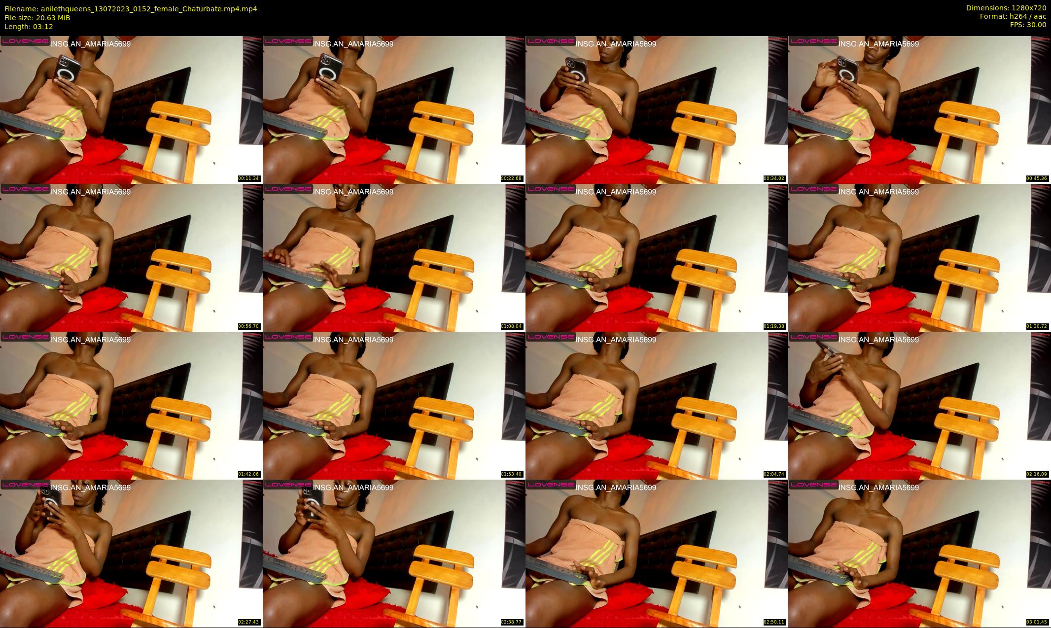 anilethqueens — 4 minute Chaturbate female cam show recording, 720p, Jul 13, 2023