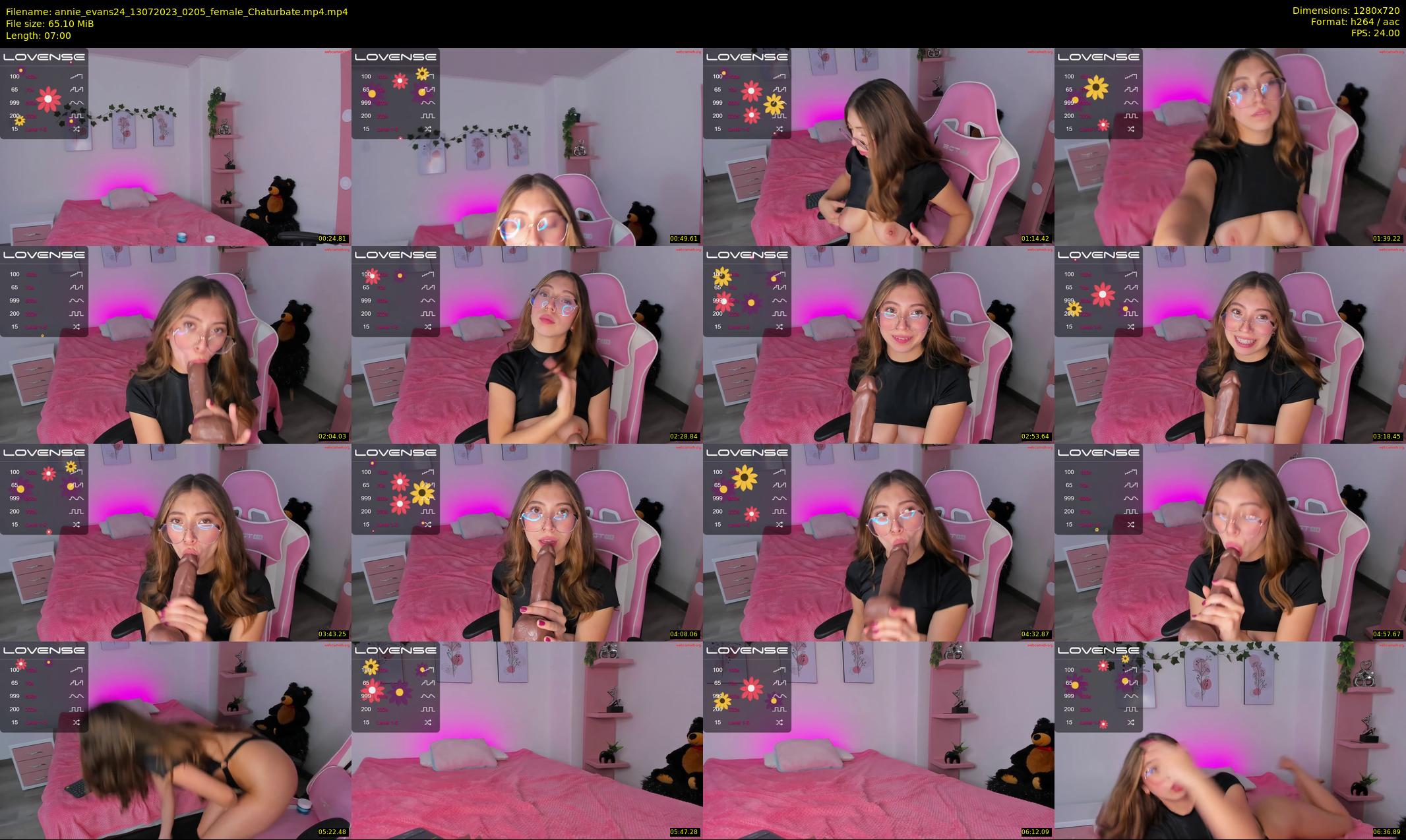 annie_evans24 — 7 minute Chaturbate female cam show recording, 720p, Jul 13, 2023