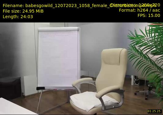 babesgowild — 25 minute Chaturbate couple cam show recording, 720p, Jul 12, 2023