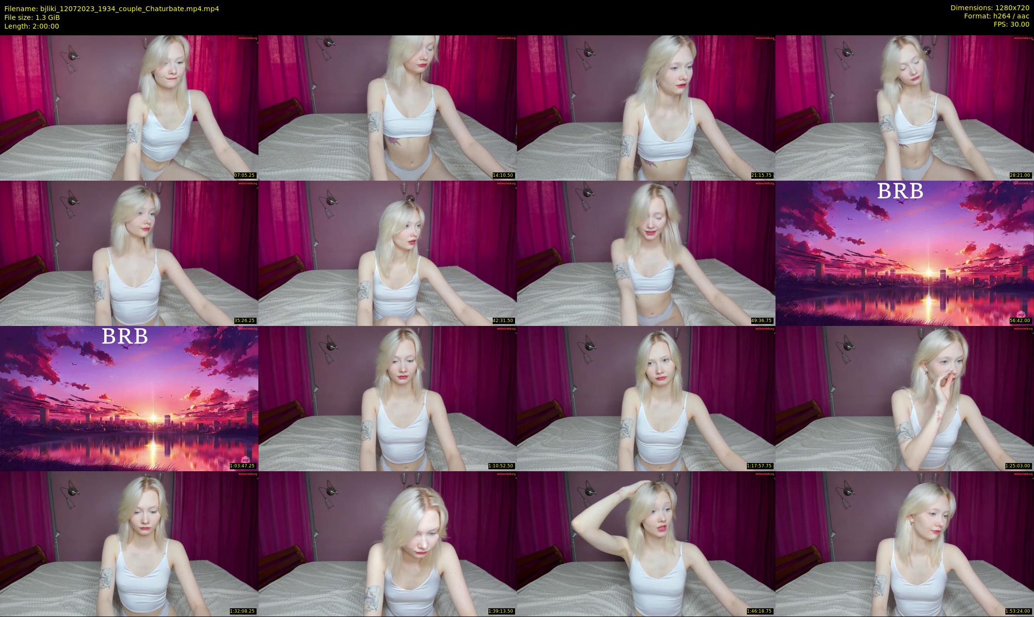 bjliki — 120 minute Chaturbate couple cam show recording, 720p, Jul 12, 2023