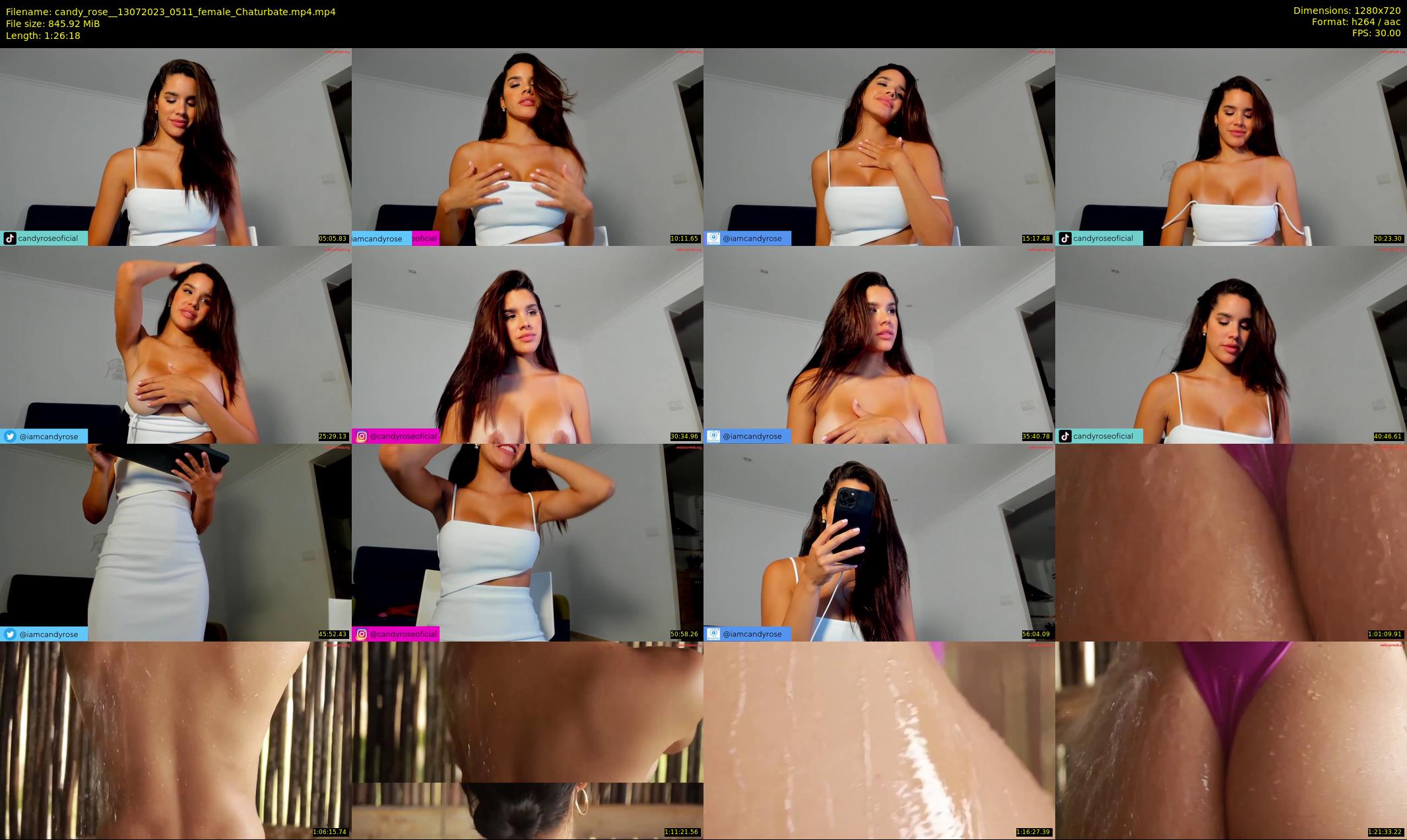 candy_rose_ — 87 minute Chaturbate female cam show recording, 720p, Jul 13, 2023