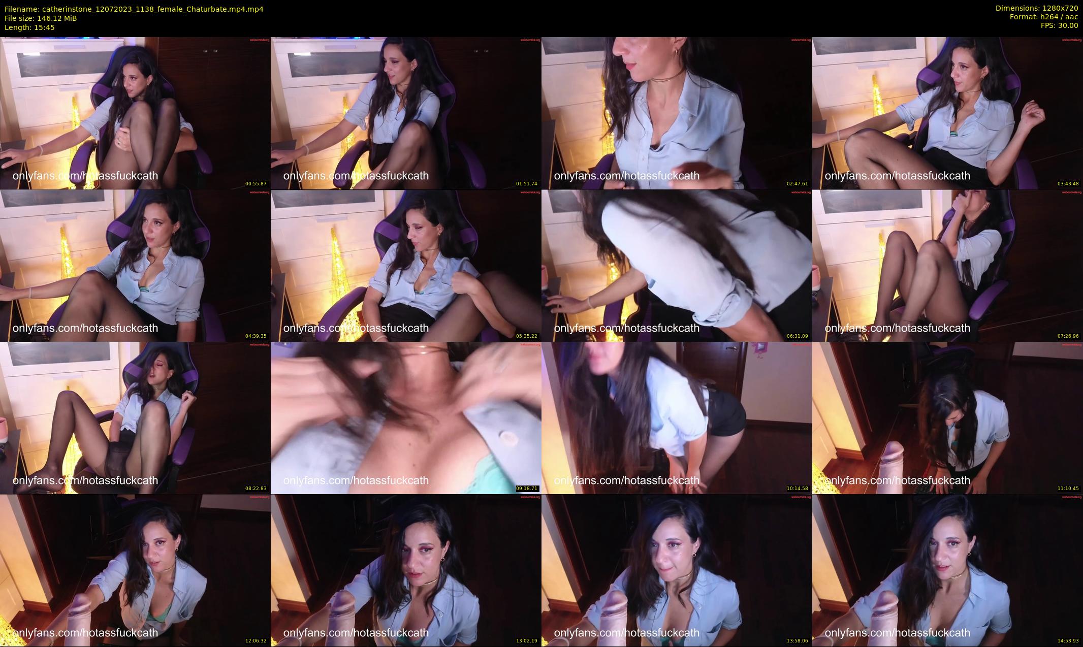 catherinstone — 16 minute Chaturbate female cam show recording, 720p, Jul 12, 2023