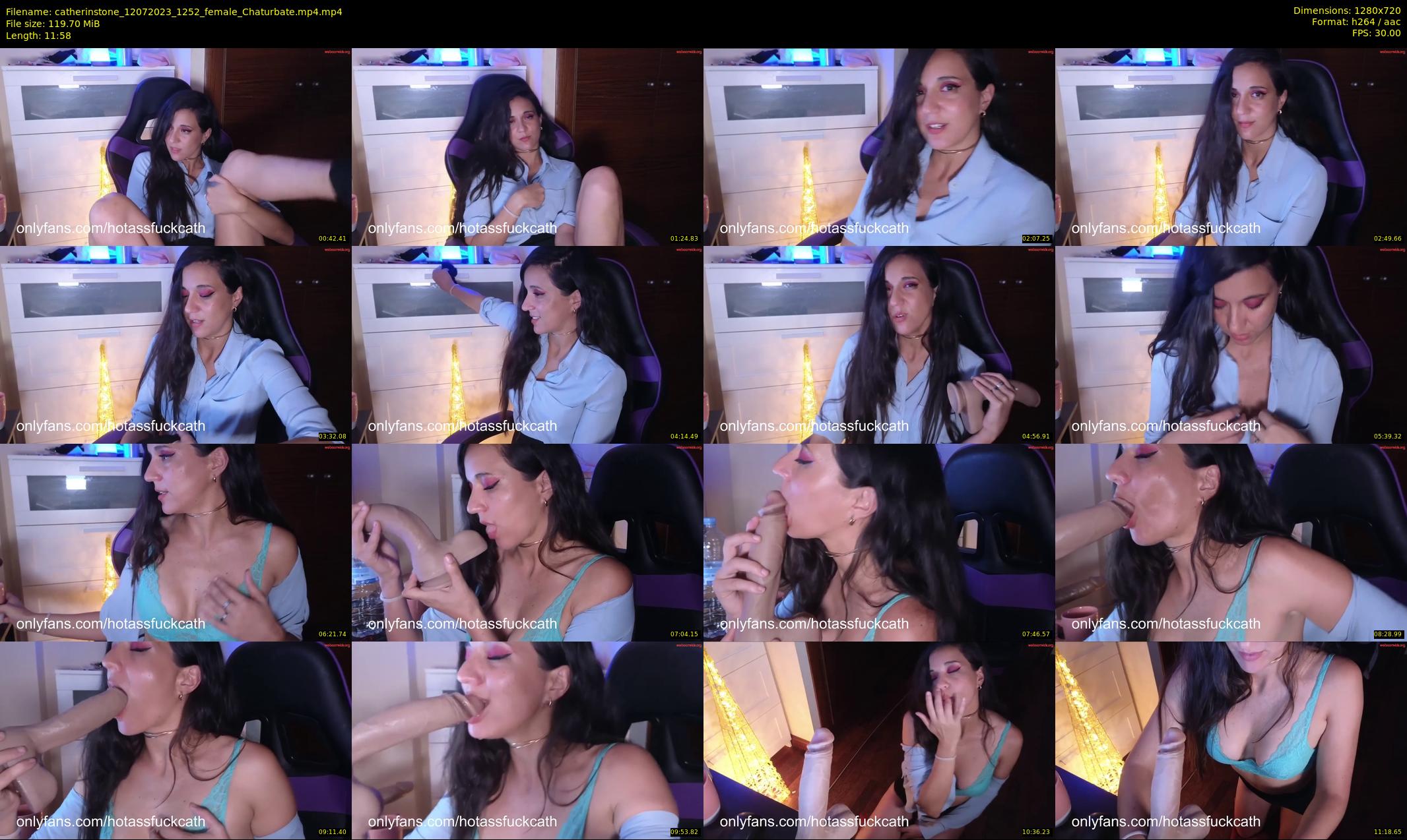 catherinstone — 12 minute Chaturbate female cam show recording, 720p, Jul 12, 2023
