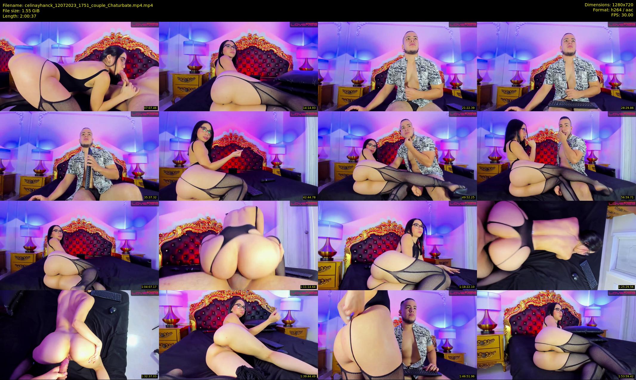 celinayhanck — 121 minute Chaturbate couple cam show recording, 720p, Jul 12, 2023