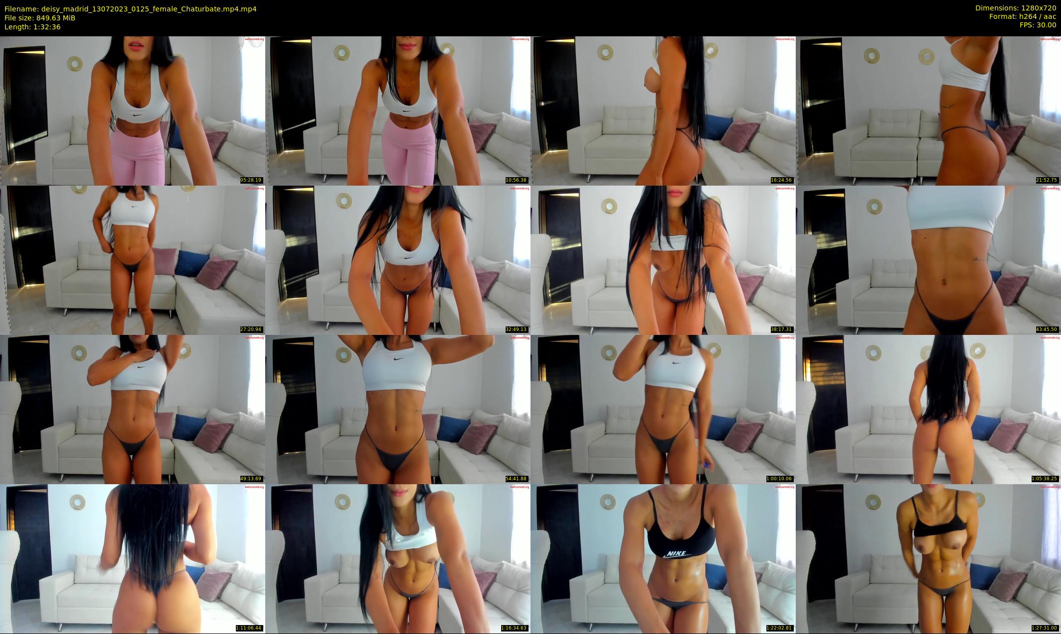 deisy_madrid — 93 minute Chaturbate female cam show recording, 720p, Jul 13, 2023