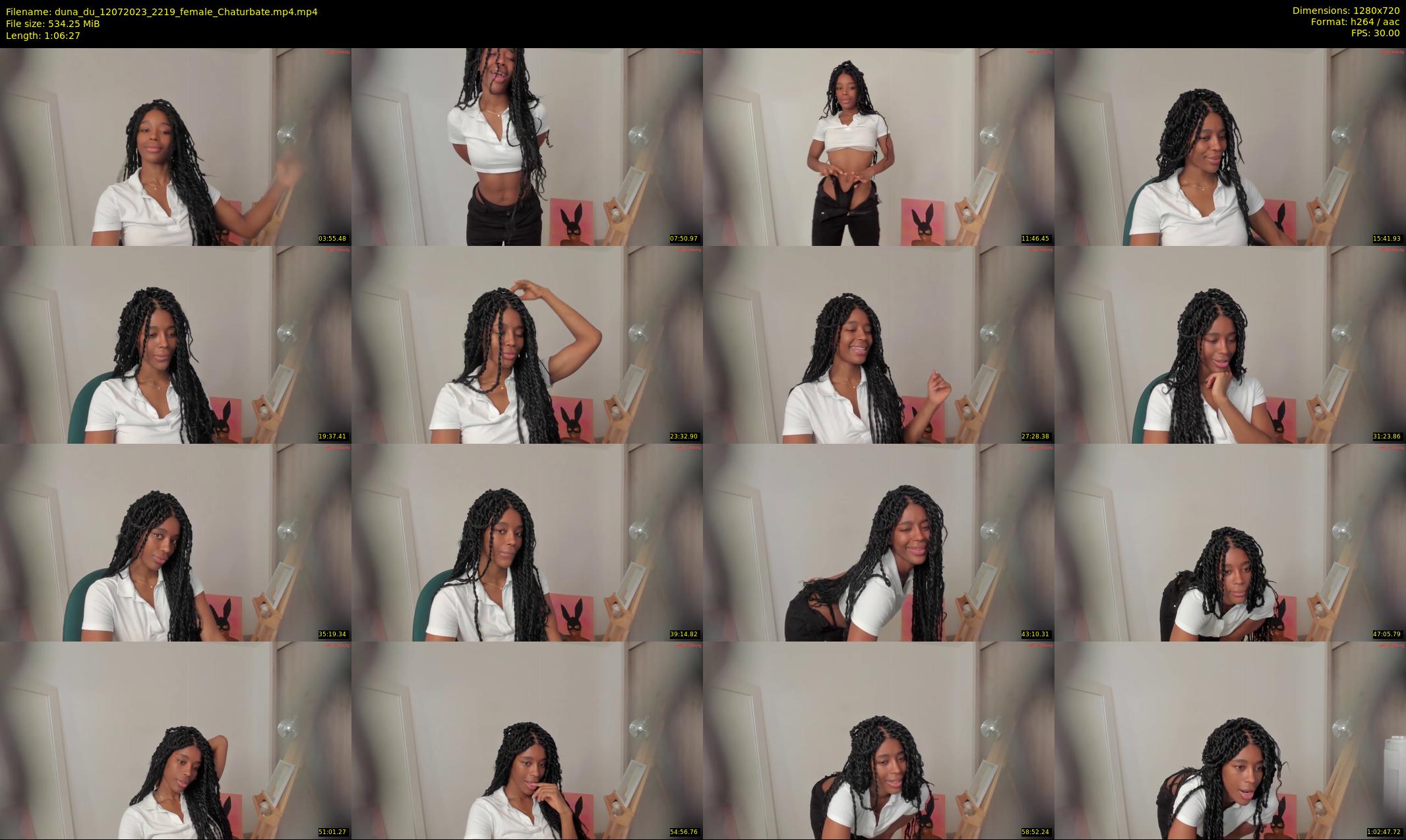 duna_du — 67 minute Chaturbate female cam show recording, 720p, Jul 12, 2023