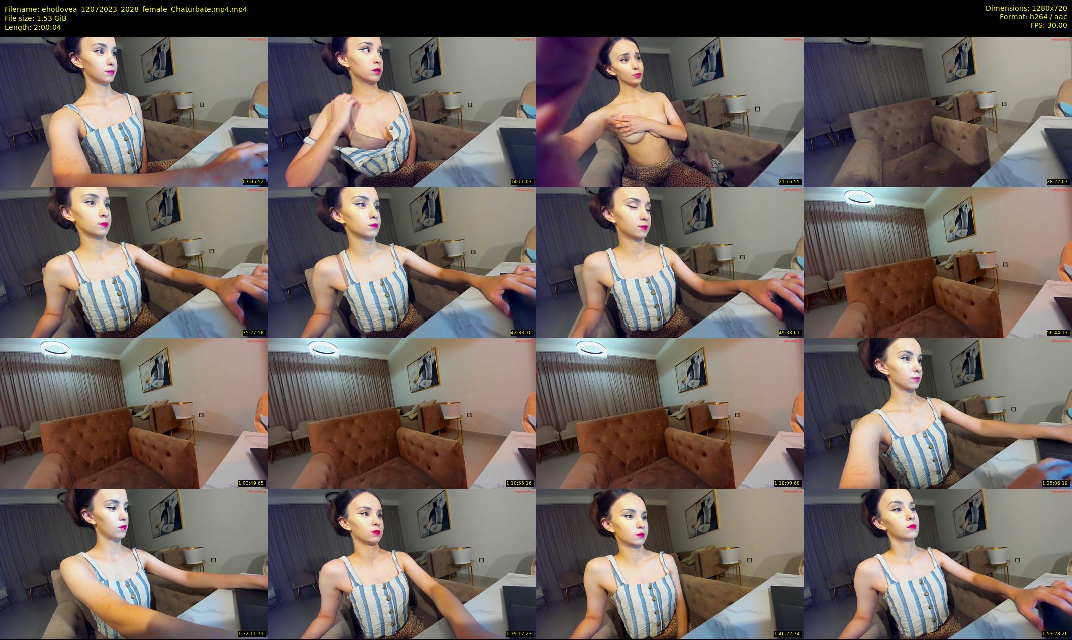 ehotlovea — 121 minute Chaturbate female cam show recording, 720p, Jul 12, 2023