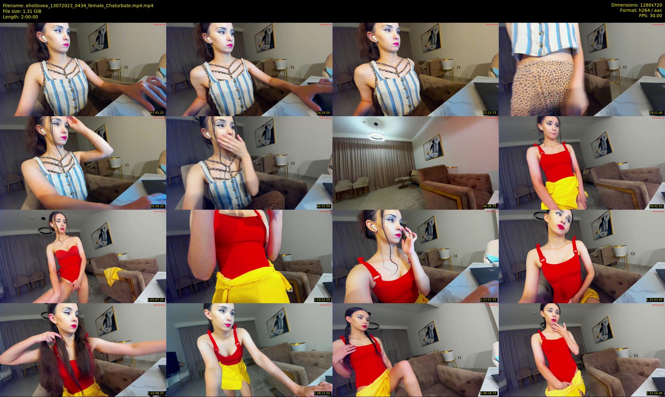 ehotlovea — 120 minute Chaturbate female cam show recording, 720p, Jul 13, 2023