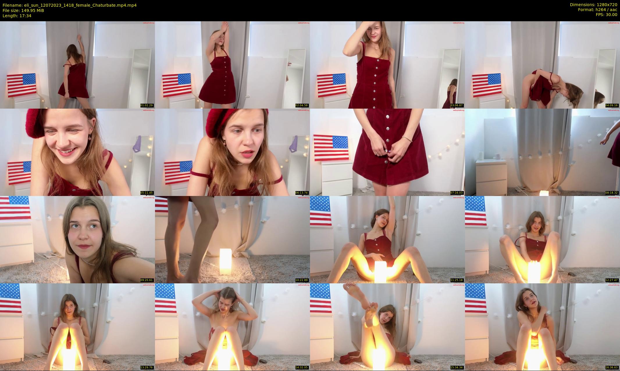 eli_sun — 18 minute Chaturbate female cam show recording, 720p, Jul 12, 2023