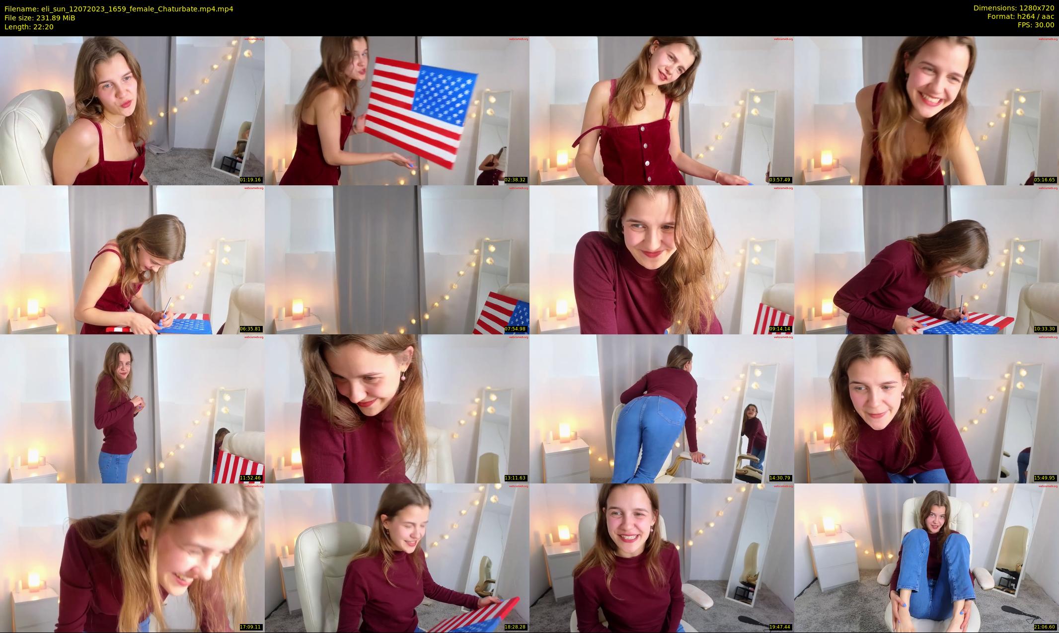 eli_sun — 23 minute Chaturbate female cam show recording, 720p, Jul 12, 2023