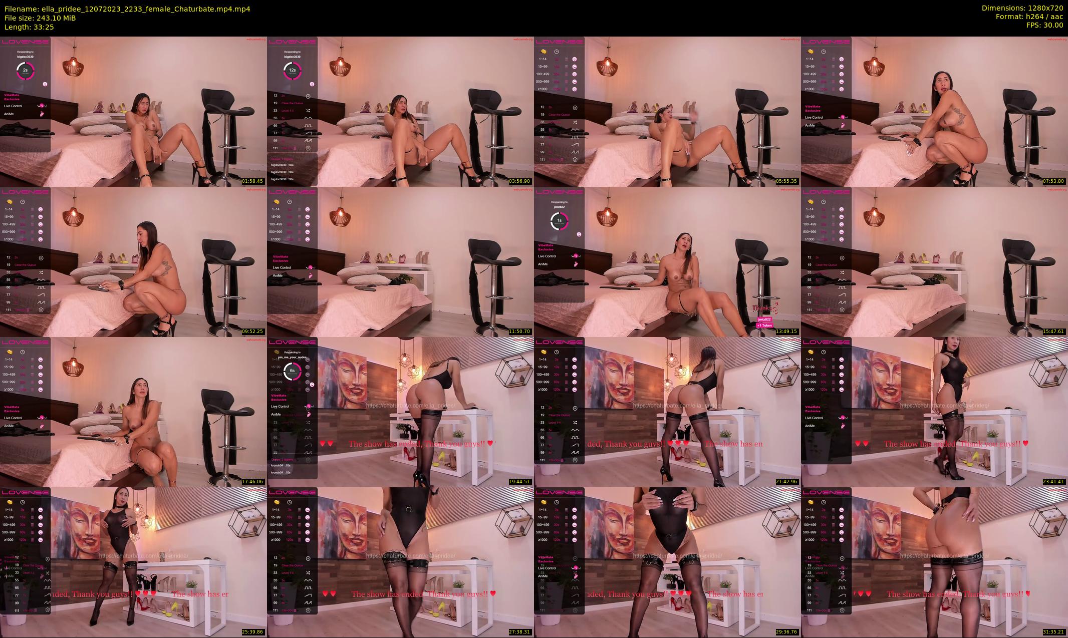 ella_pridee — 34 minute Chaturbate female cam show recording, 720p, Jul 12, 2023