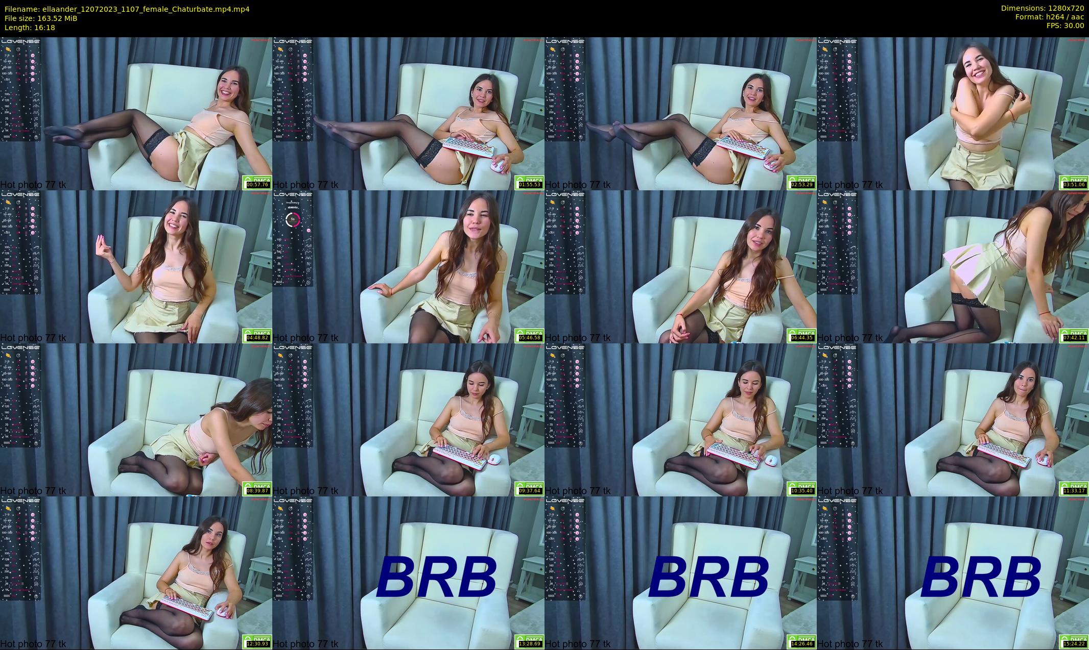 ellaander — 17 minute Chaturbate female cam show recording, 720p, Jul 12, 2023