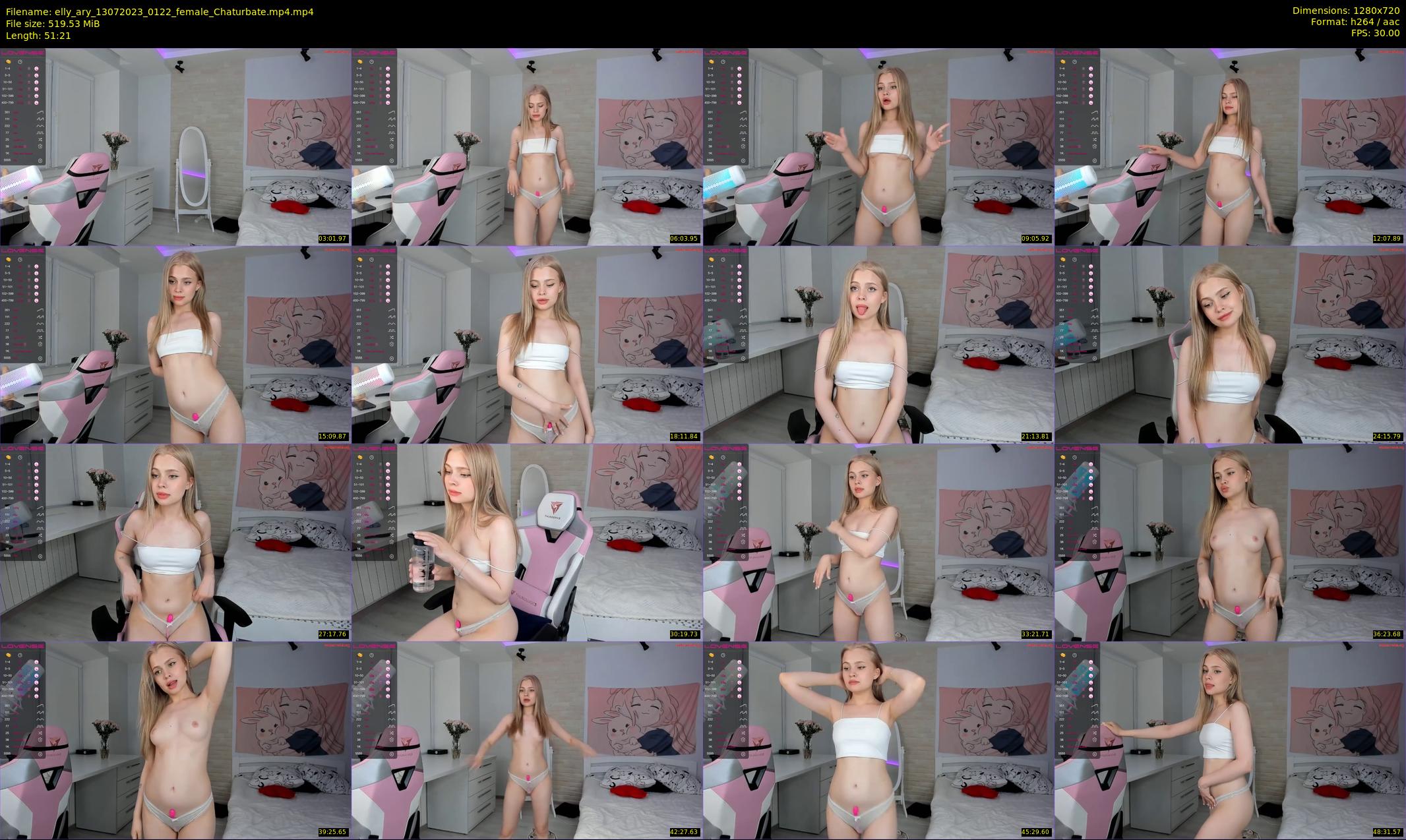 elly_ary — 52 minute Chaturbate female cam show recording, 720p, Jul 13, 2023