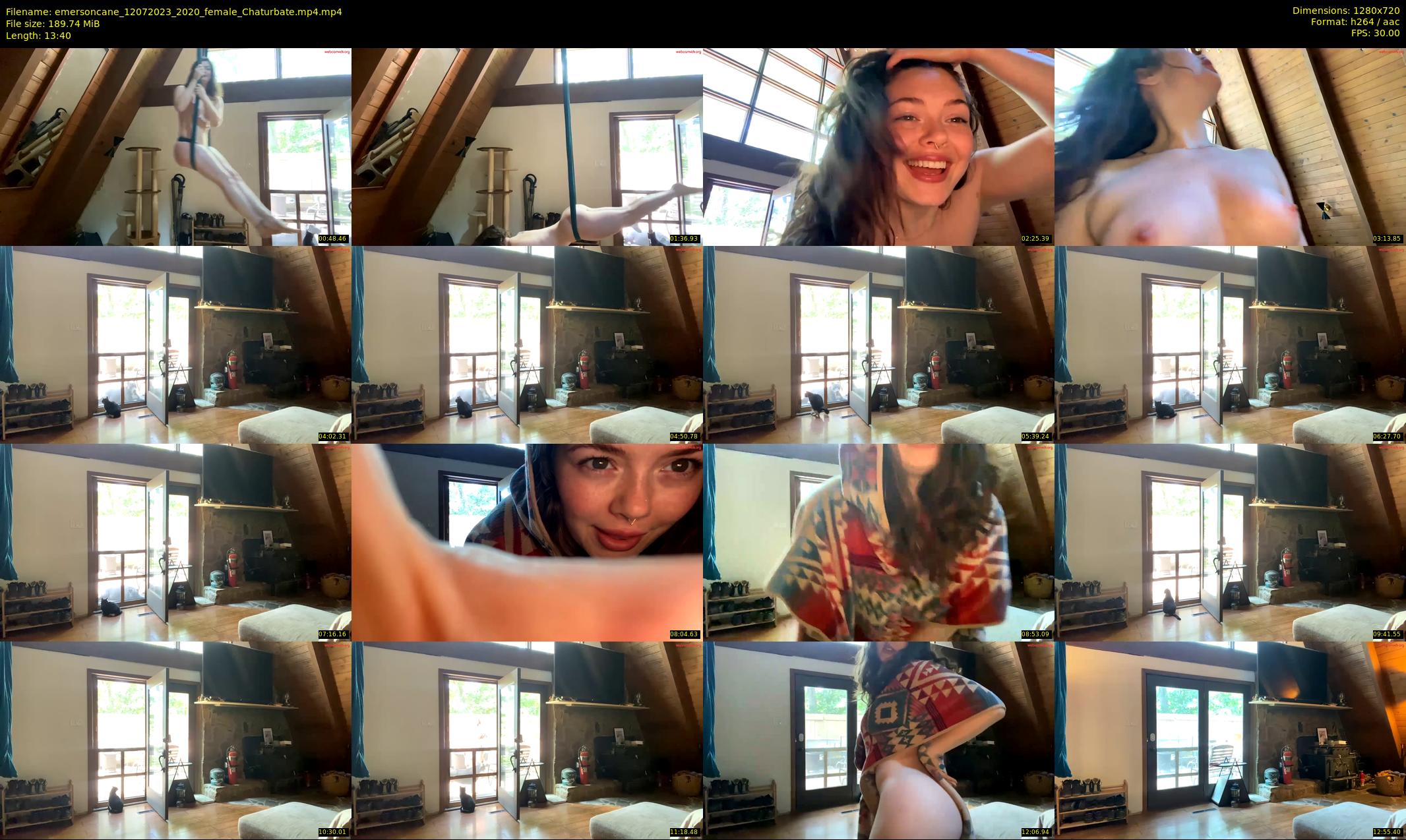 emersoncane — 14 minute Chaturbate female cam show recording, 720p, Jul 12, 2023