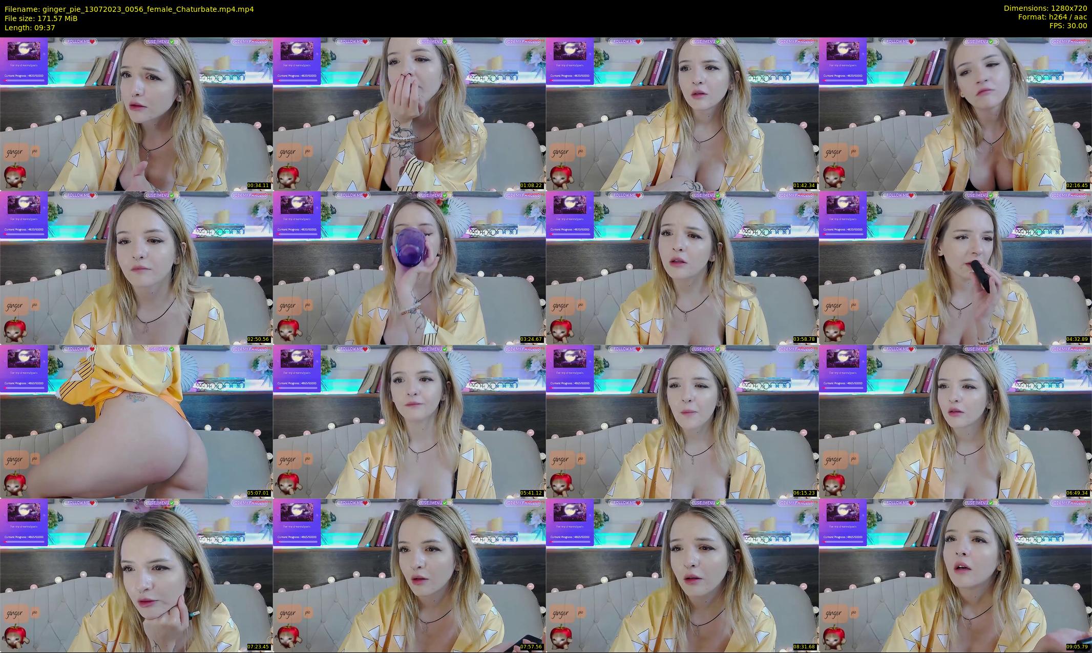 ginger_pie — 10 minute Chaturbate female cam show recording, 720p, Jul 13, 2023