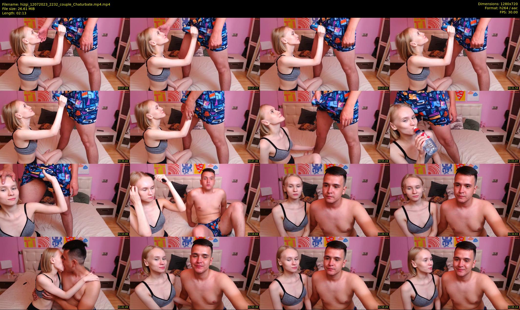 hizgi — 3 minute Chaturbate couple cam show recording, 720p, Jul 12, 2023