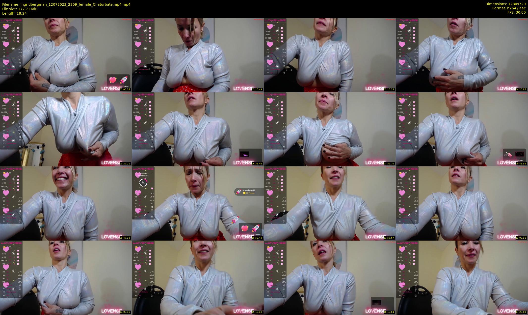 ingridbergman — 19 minute Chaturbate female cam show recording, 720p, Jul 12, 2023