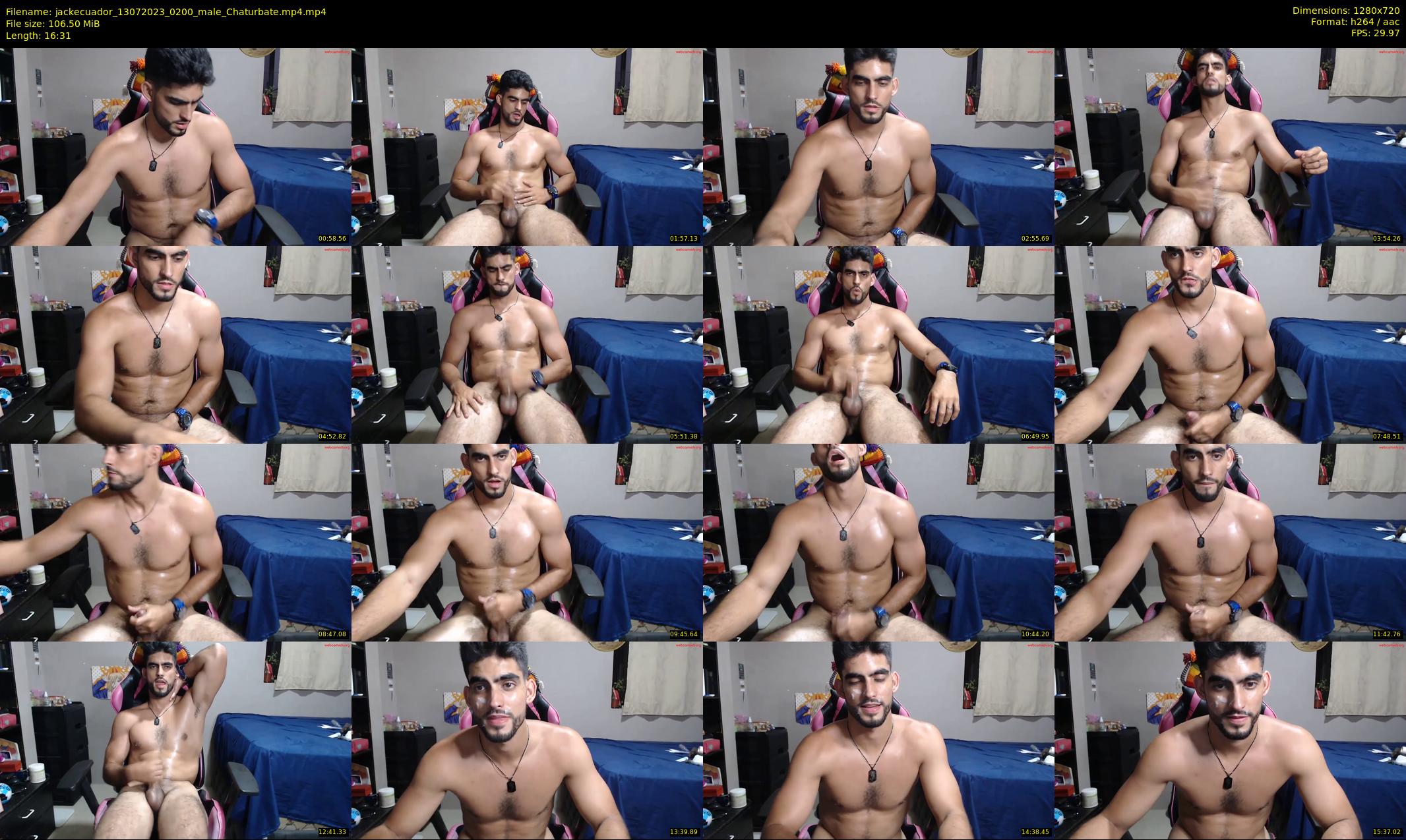 jackecuador — 17 minute Chaturbate male cam show recording, 720p, Jul 13, 2023