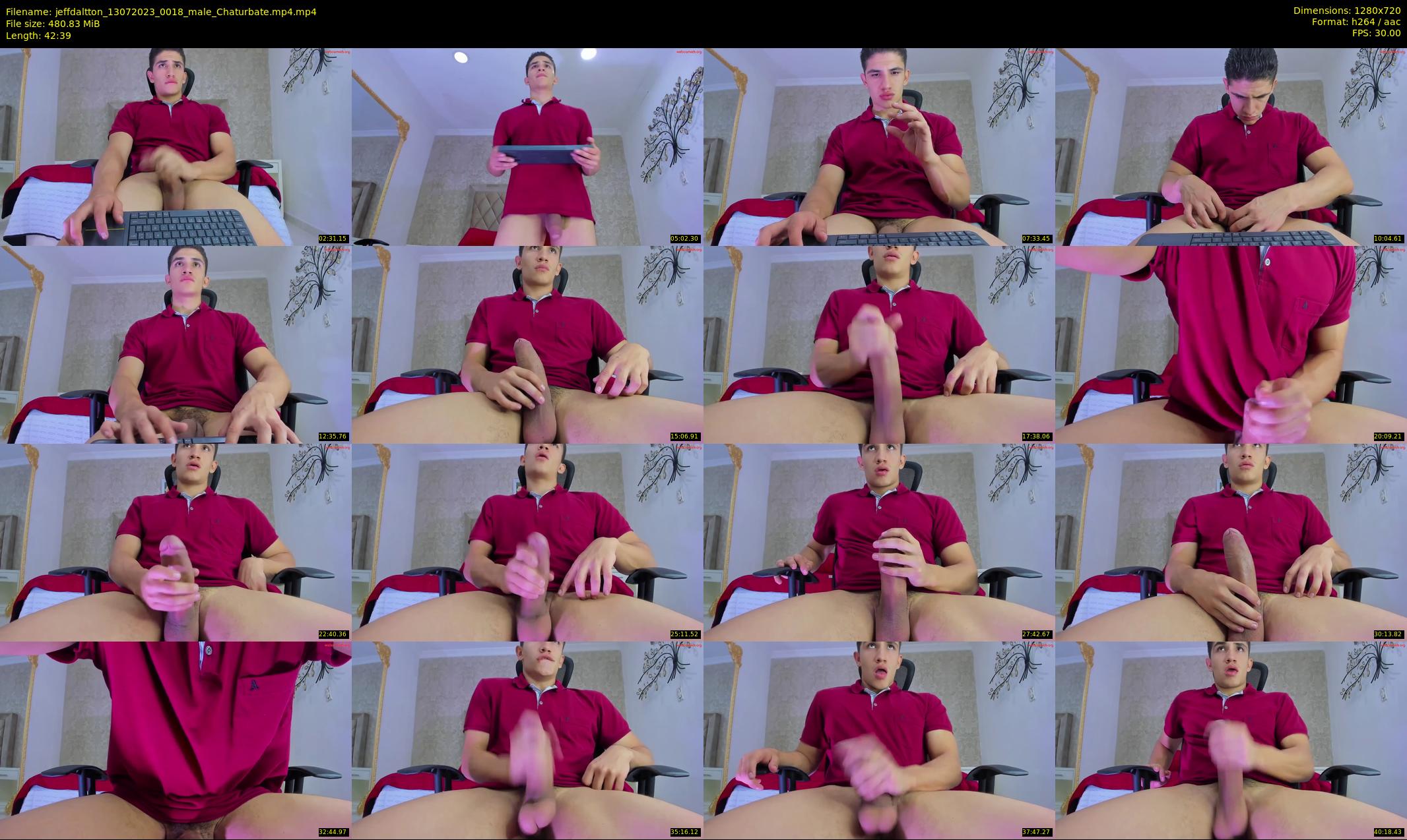 jeffdaltton — 43 minute Chaturbate male cam show recording, 720p, Jul 13, 2023