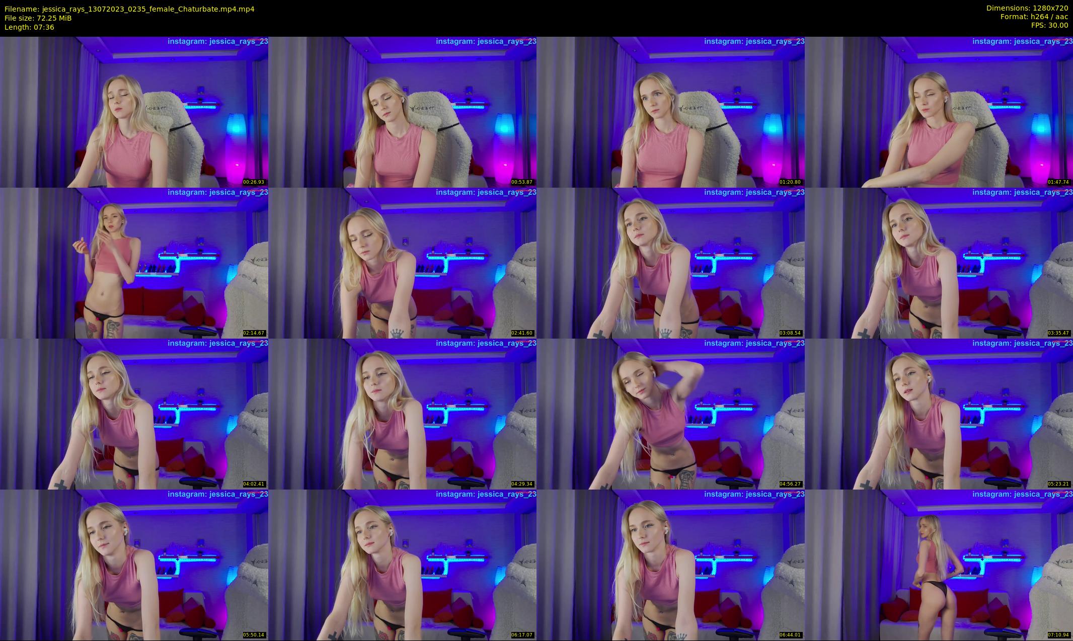 jessica_rays — 8 minute Chaturbate couple cam show recording, 720p, Jul 13, 2023