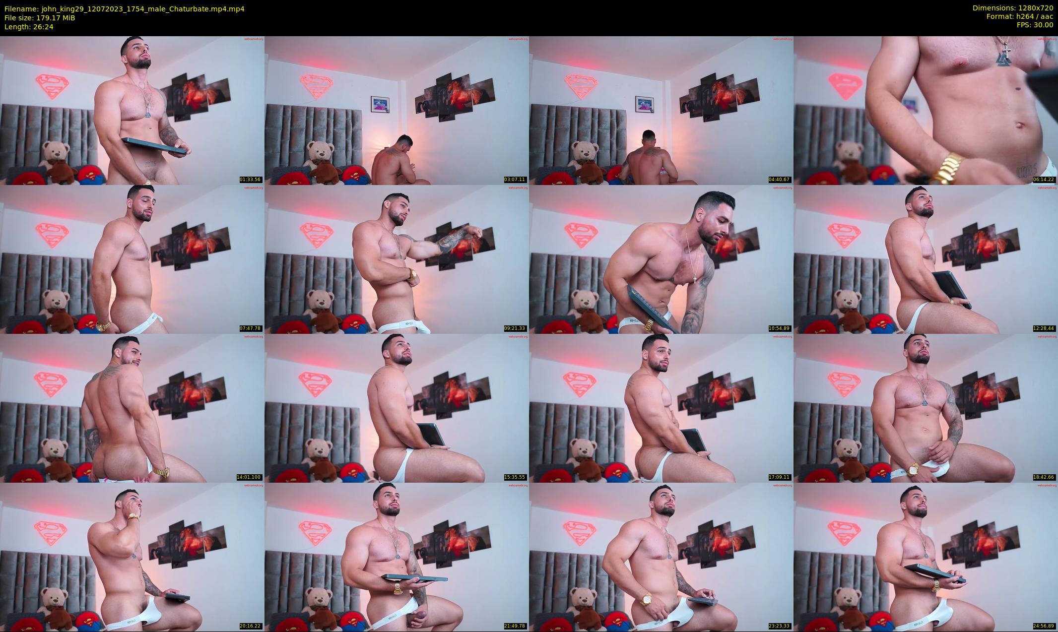 john_king29 — 27 minute Chaturbate male cam show recording, 720p, Jul 12, 2023