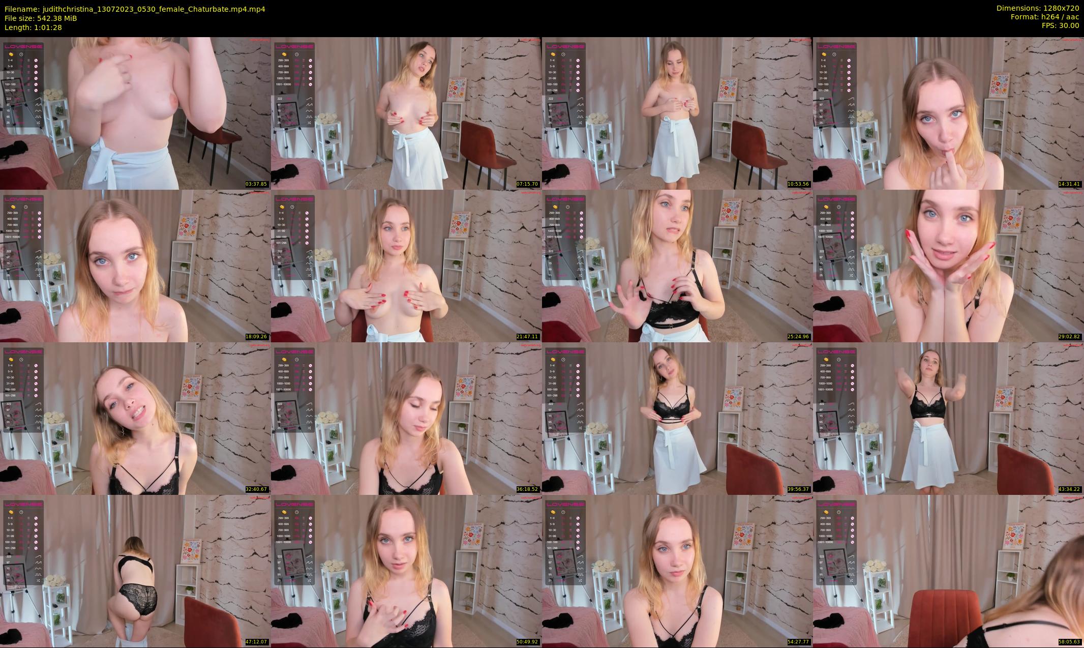 judithchristina — 62 minute Chaturbate female cam show recording, 720p, Jul 13, 2023