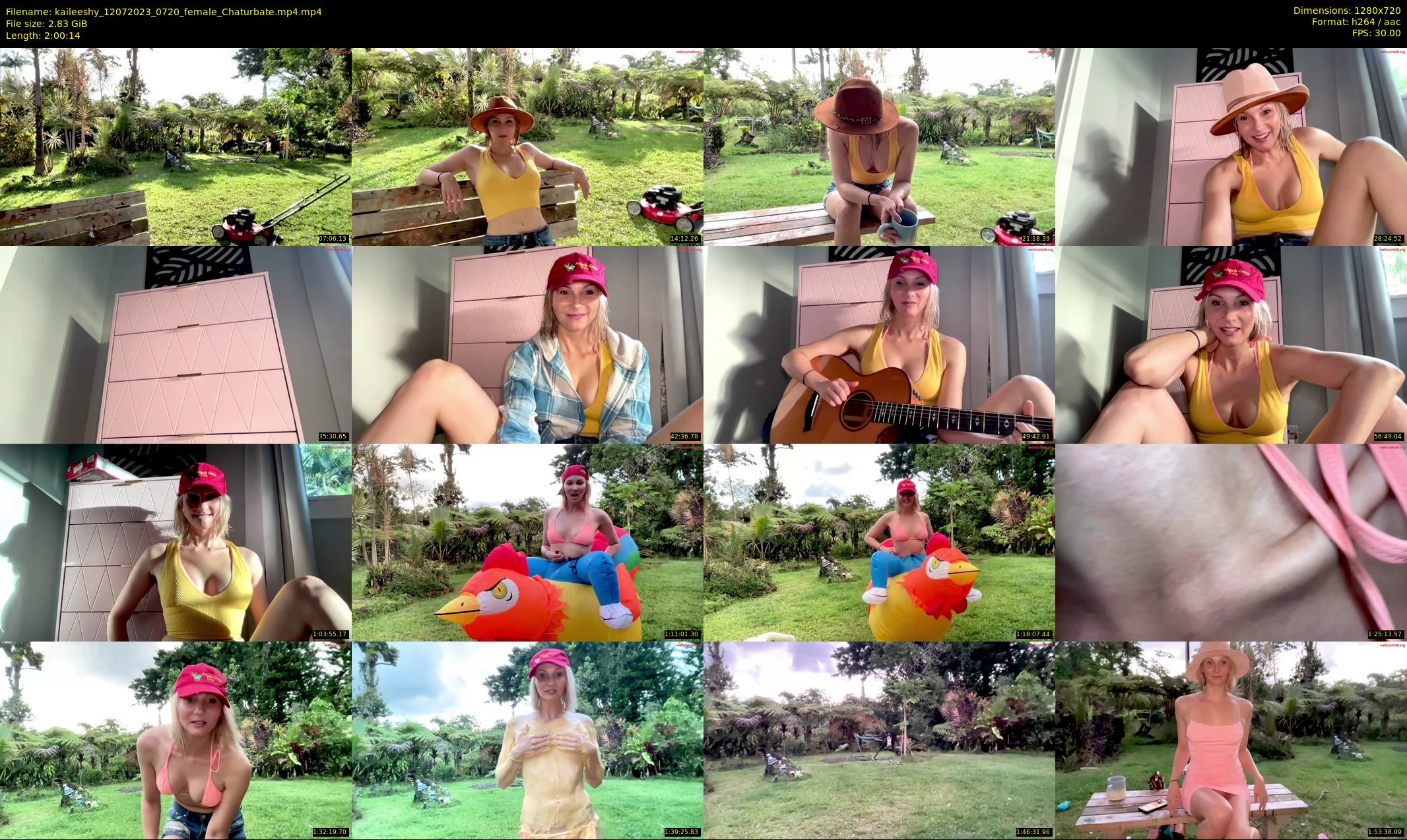 kaileeshy — 121 minute Chaturbate female cam show recording, 720p, Jul 12, 2023