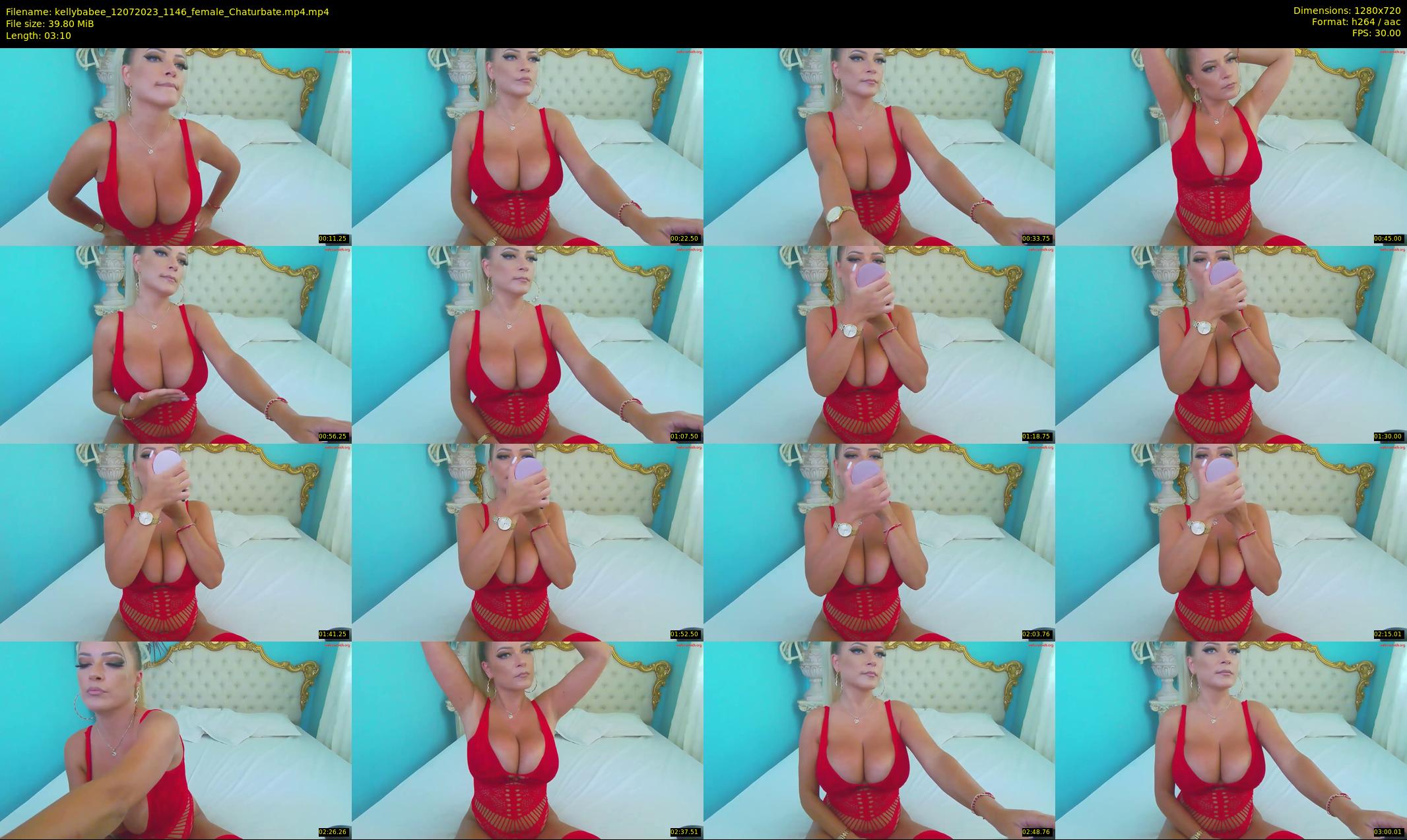 kellybabee — 4 minute Chaturbate female cam show recording, 720p, Jul 12, 2023