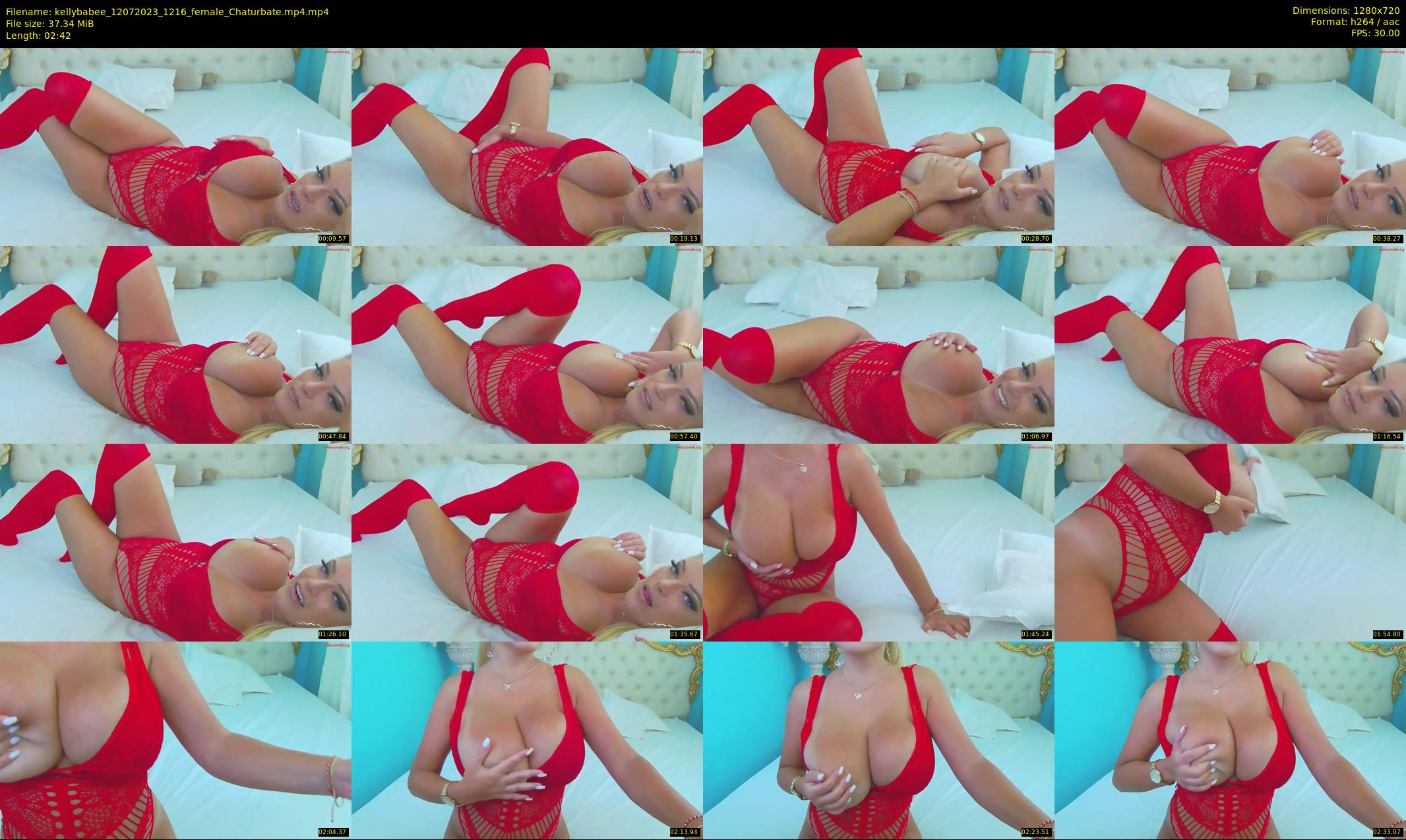 kellybabee — 3 minute Chaturbate female cam show recording, 720p, Jul 12, 2023